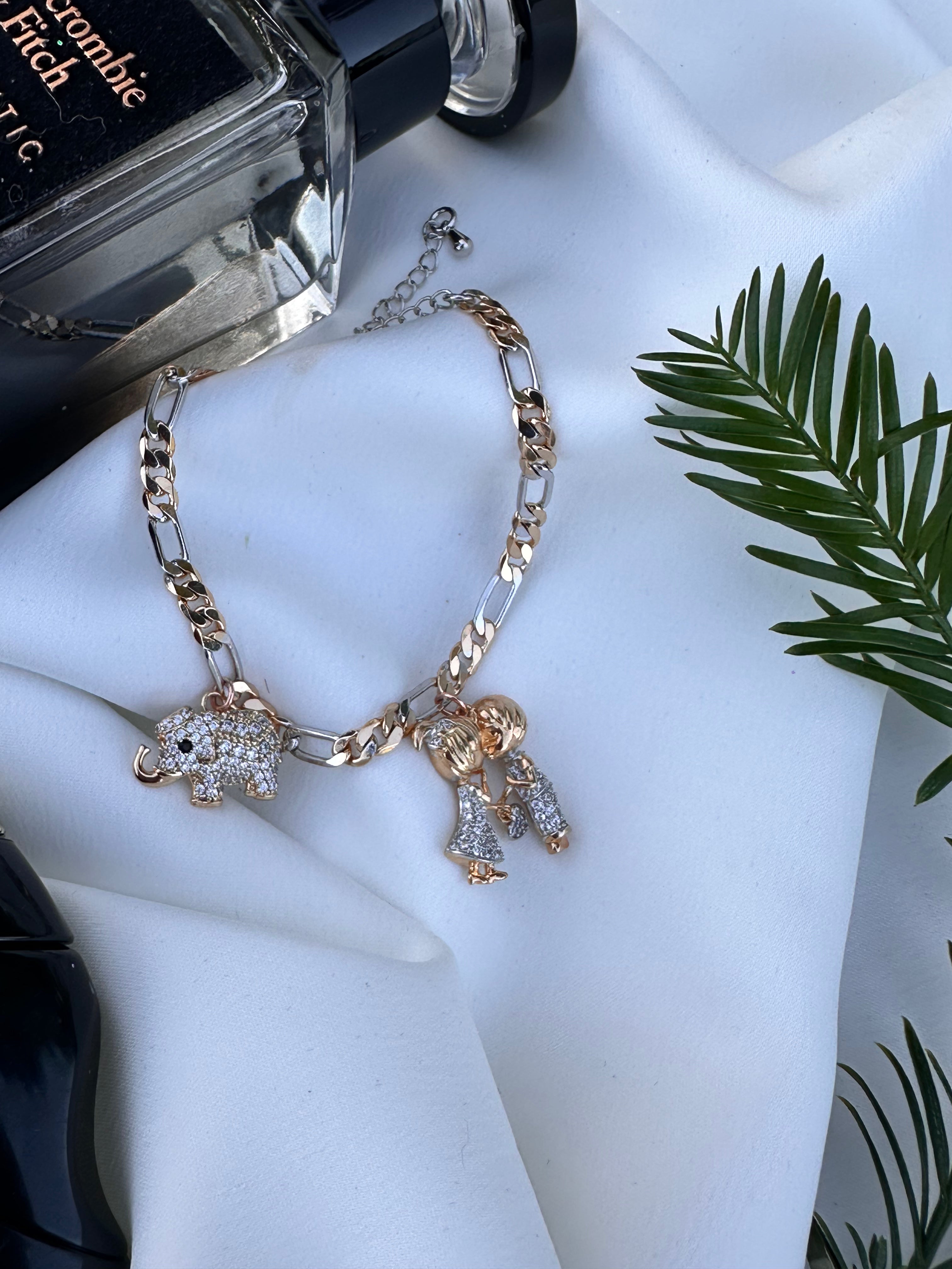 Elephant & Heart Bracelet