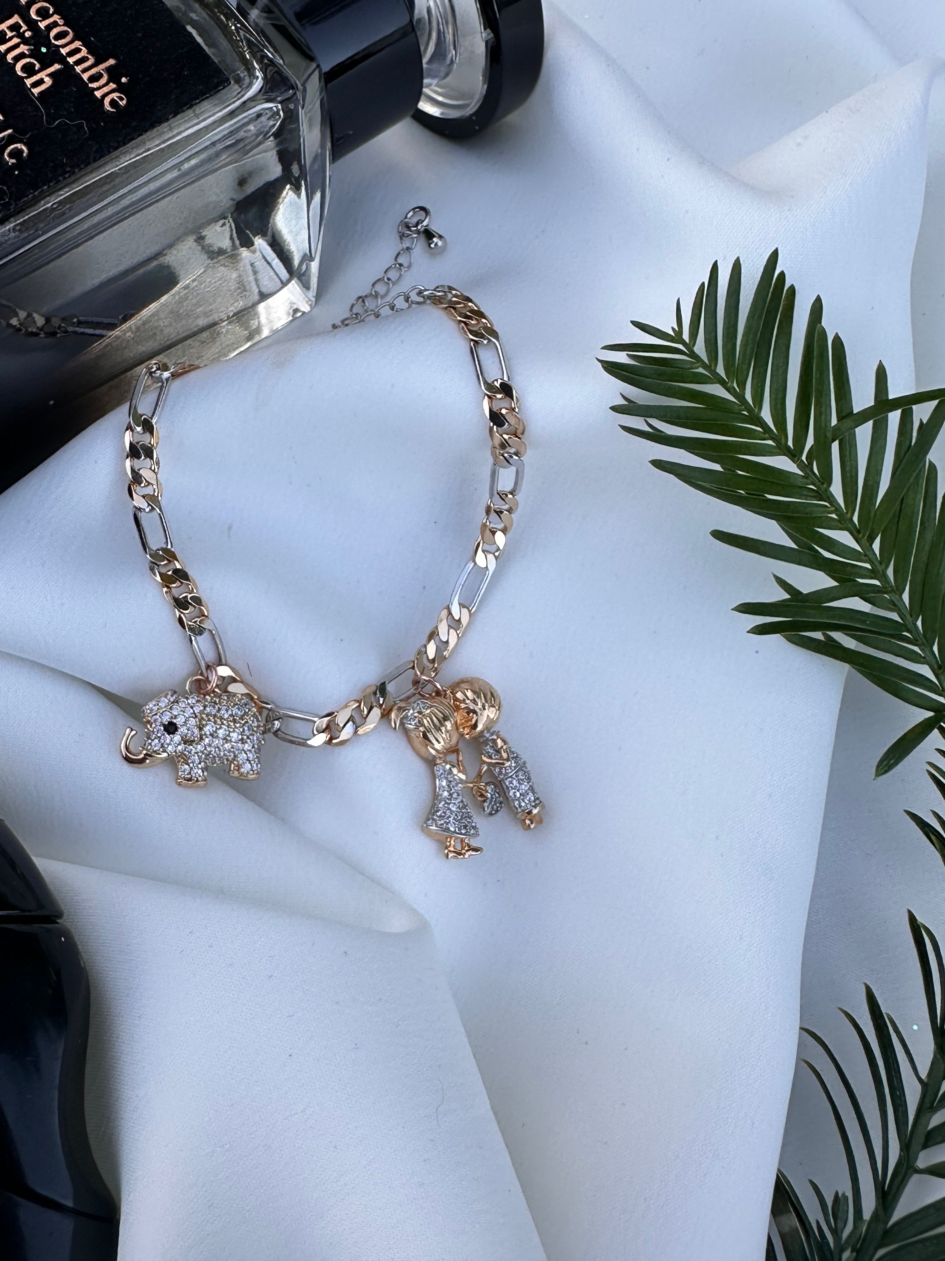 Elephant & Heart Bracelet