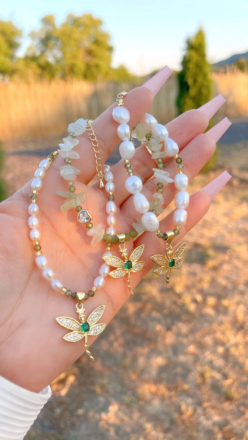 The Jade Dragonfly Bracelet