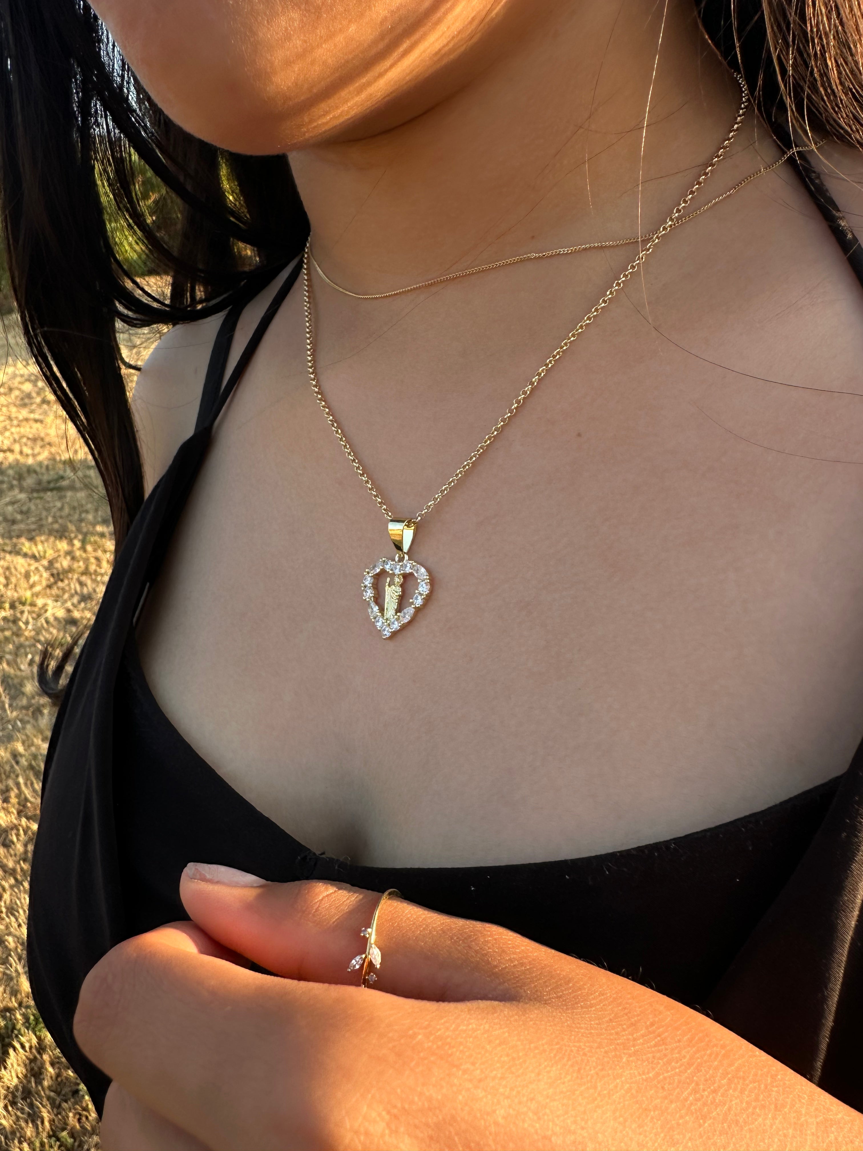 Corazón de San Judas Necklace