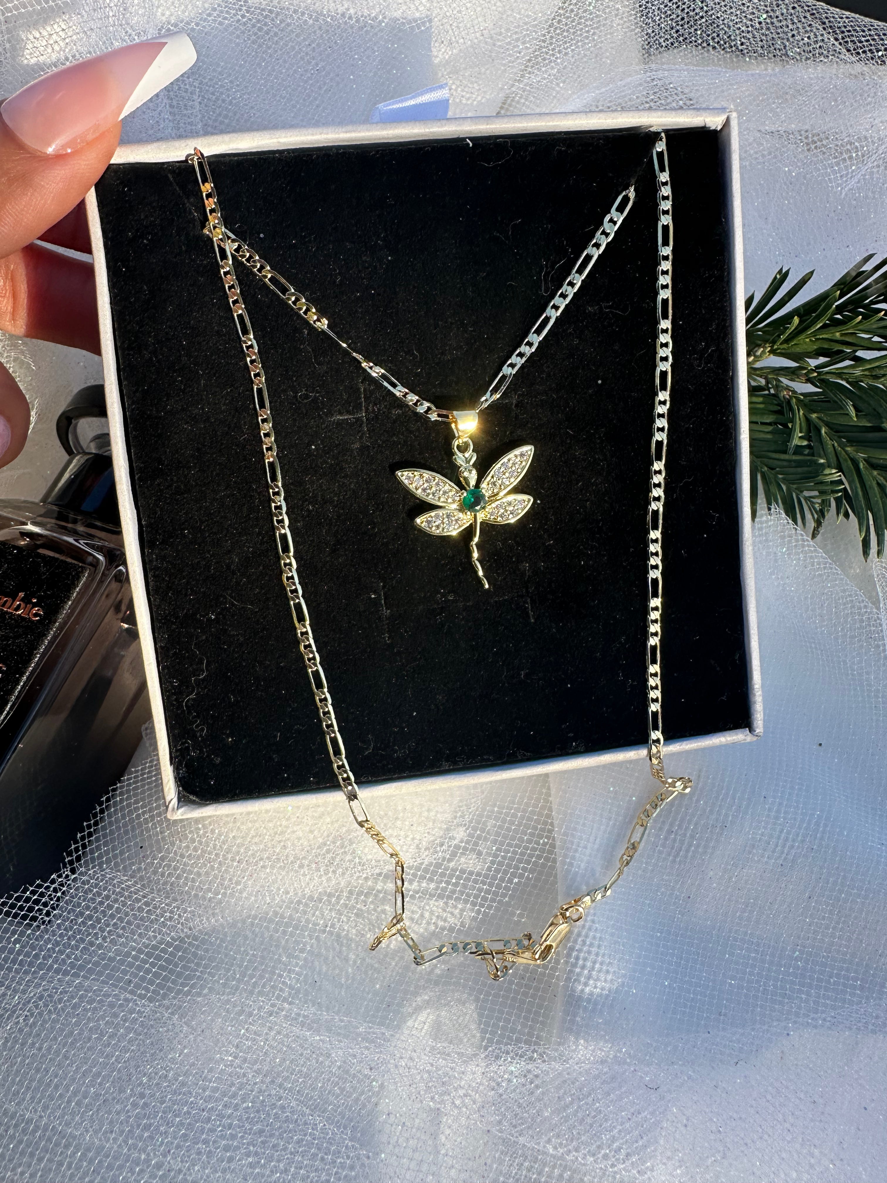 Healing Dragon Fly Necklace