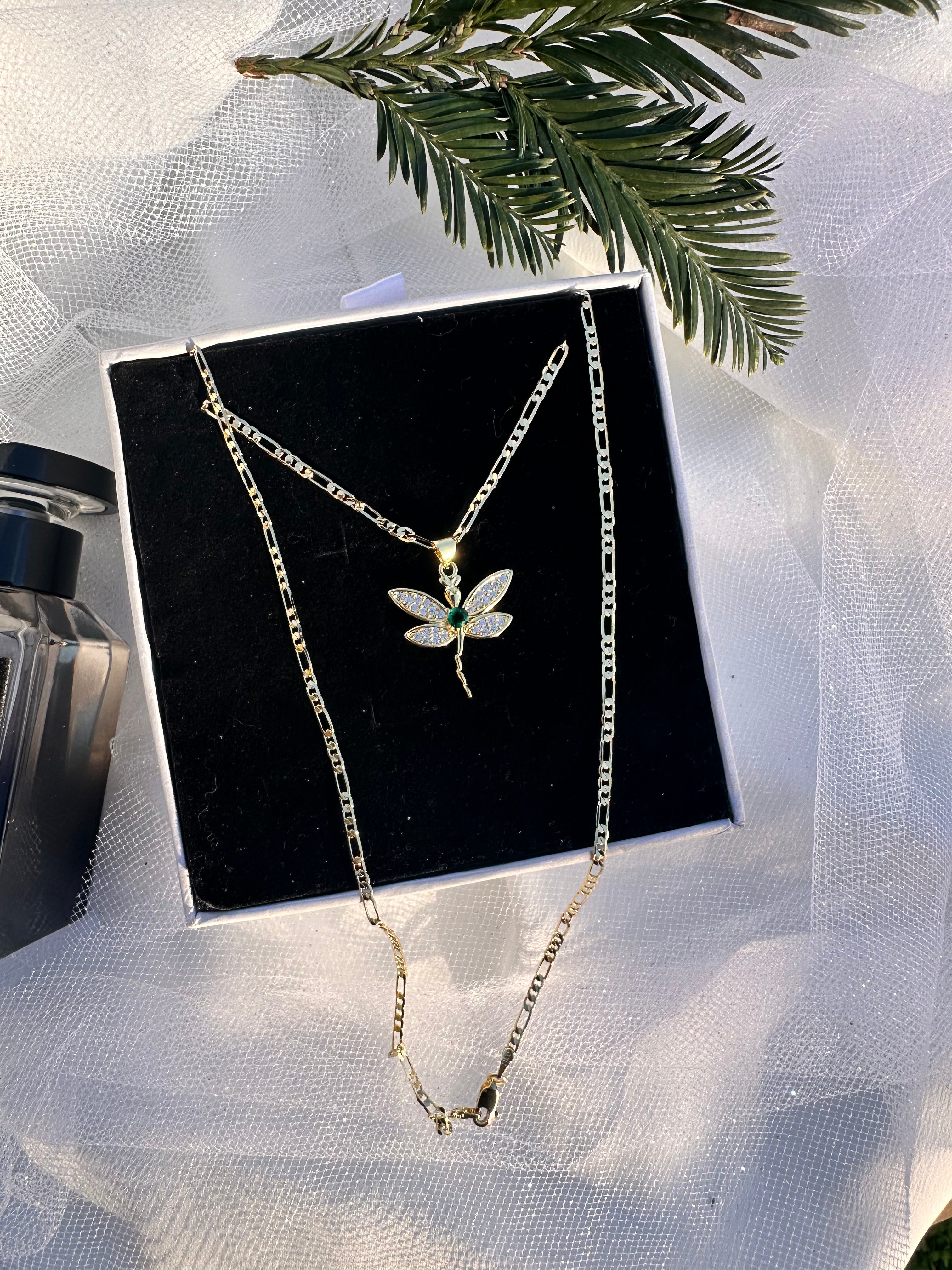 Healing Dragon Fly Necklace