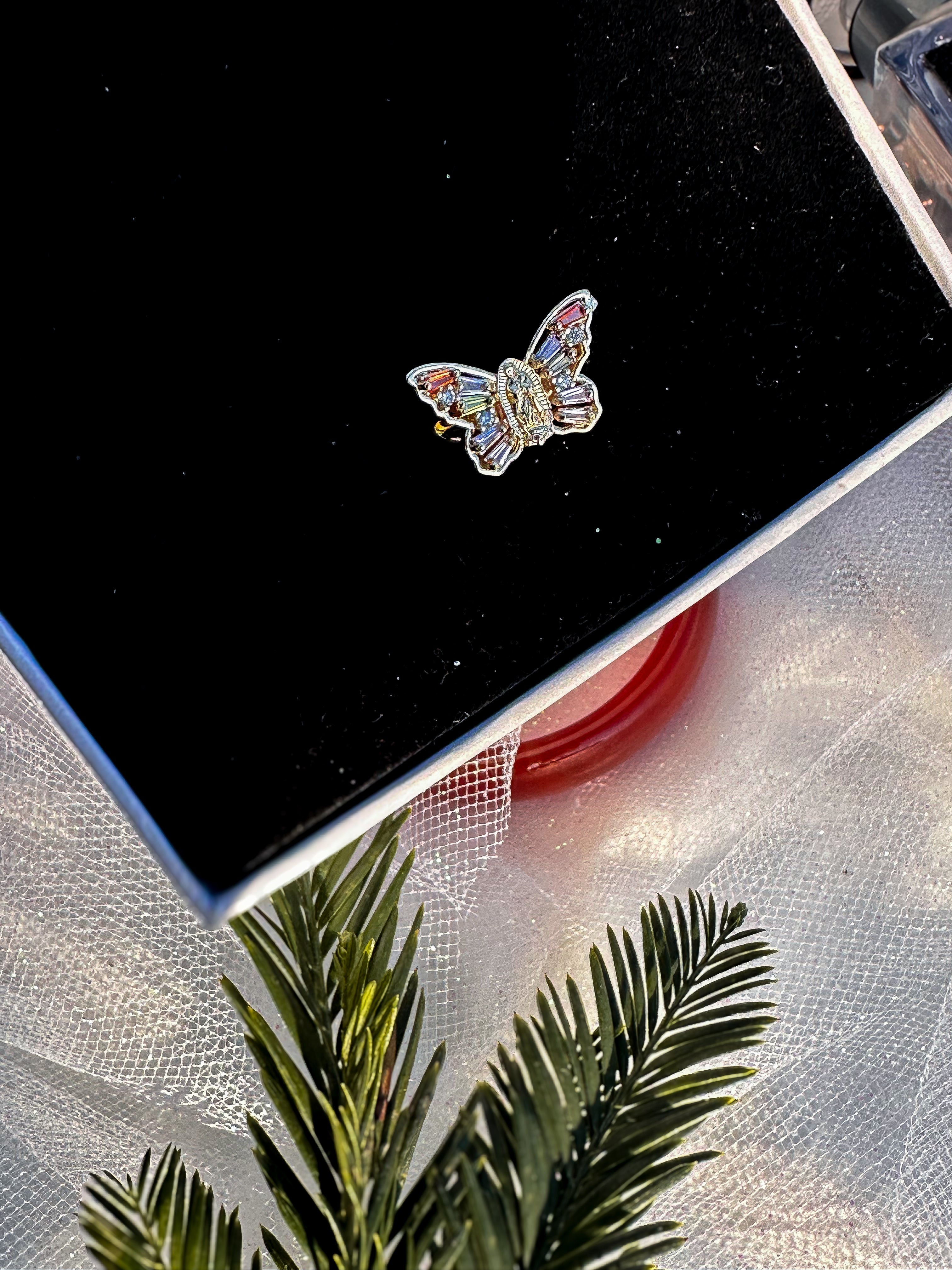 Blessed Mary Butterfly Ring
