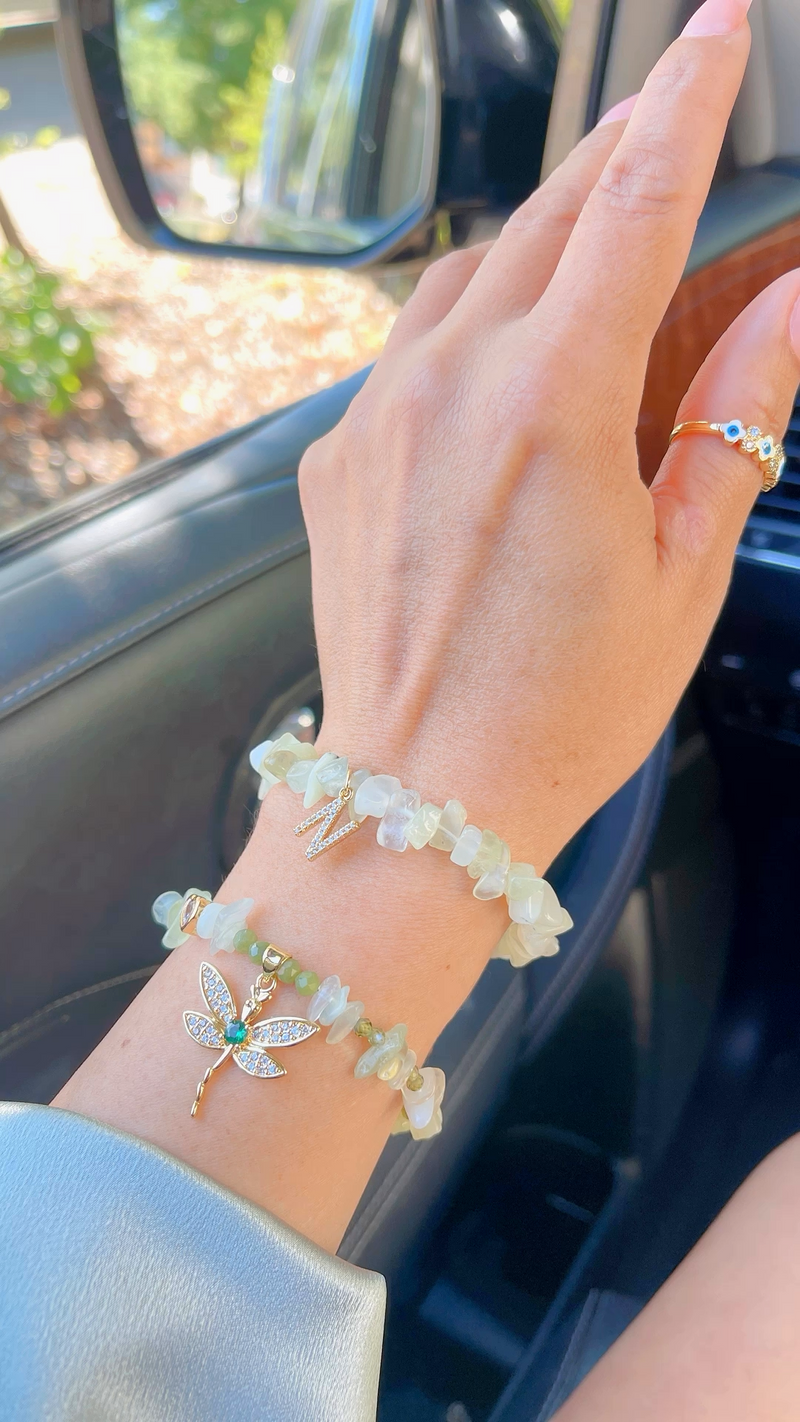 The Jade Dragonfly Bracelet