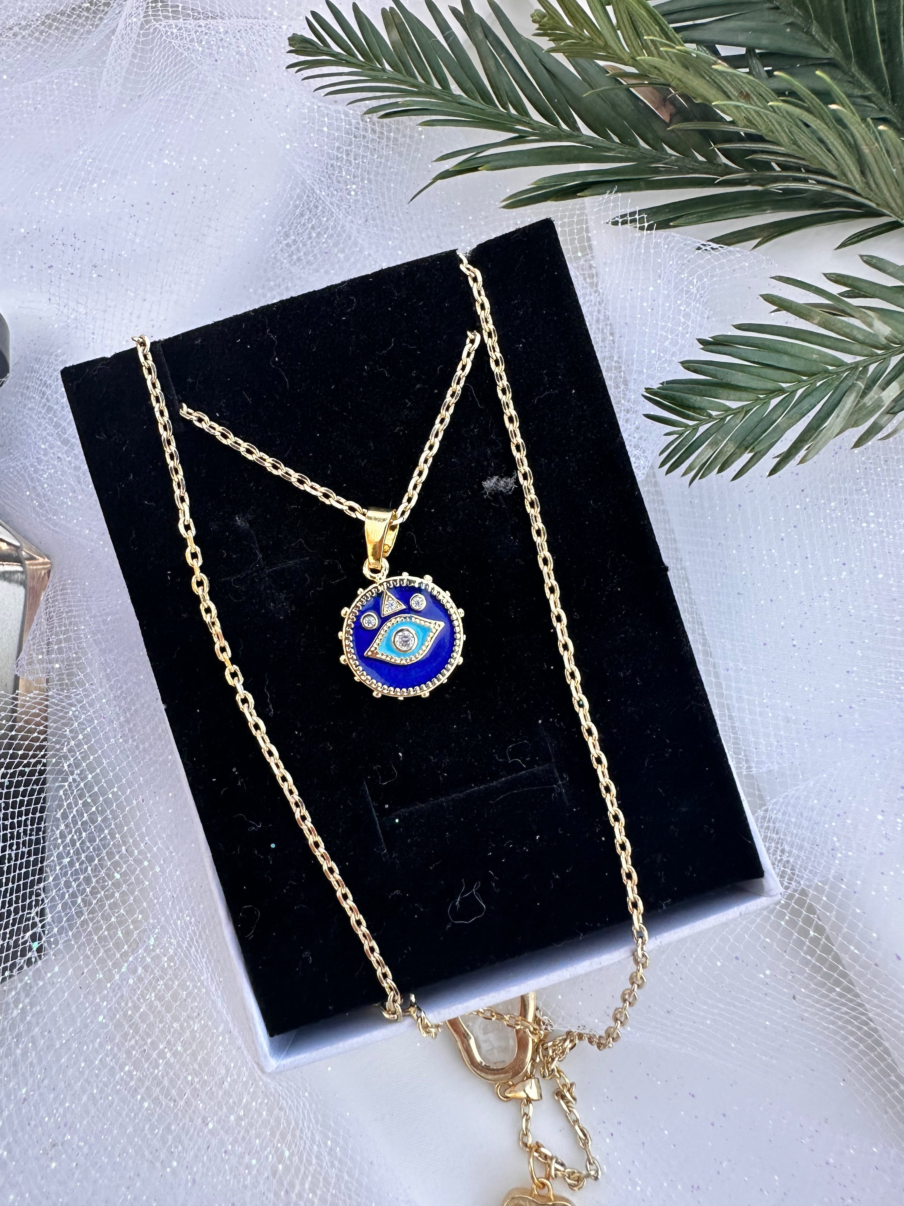 Turkish Blue Evil Eye necklaces