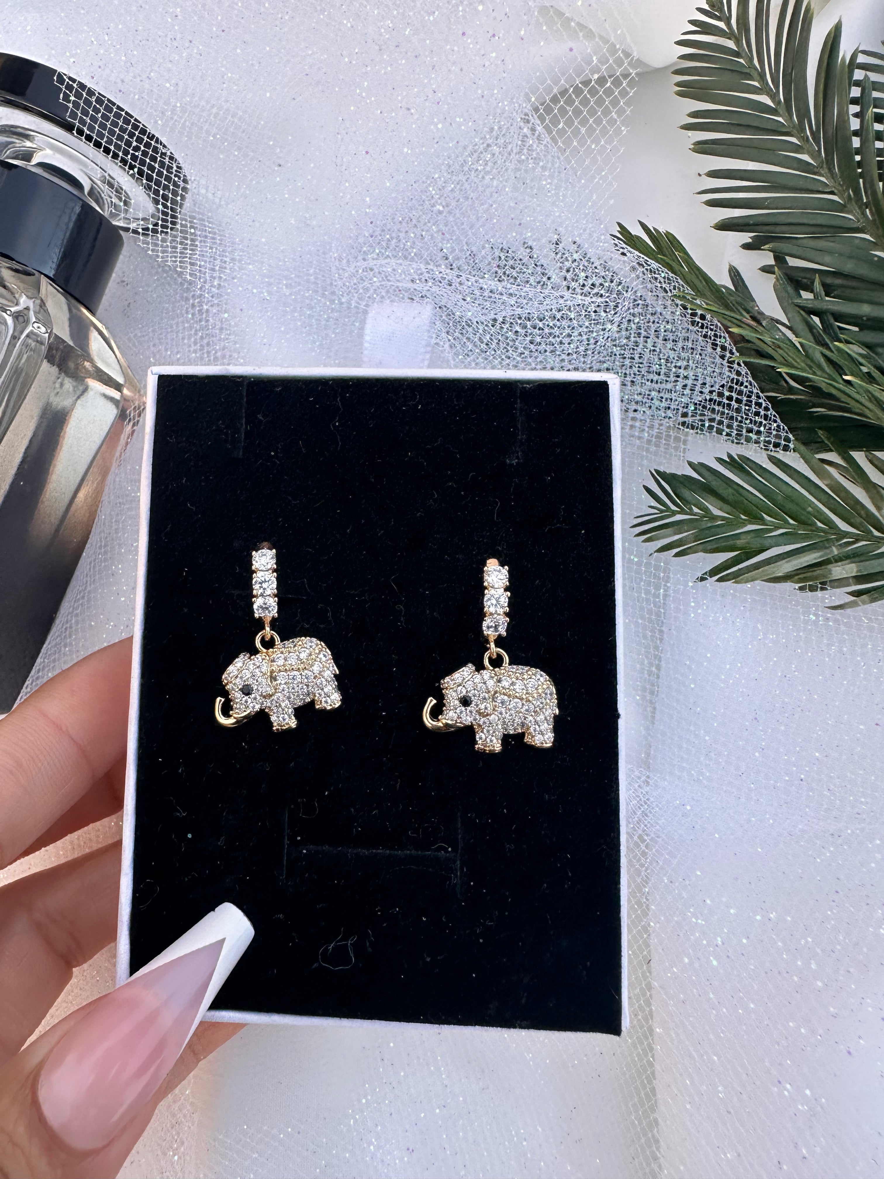 Buena Suerte Elephant Earrings