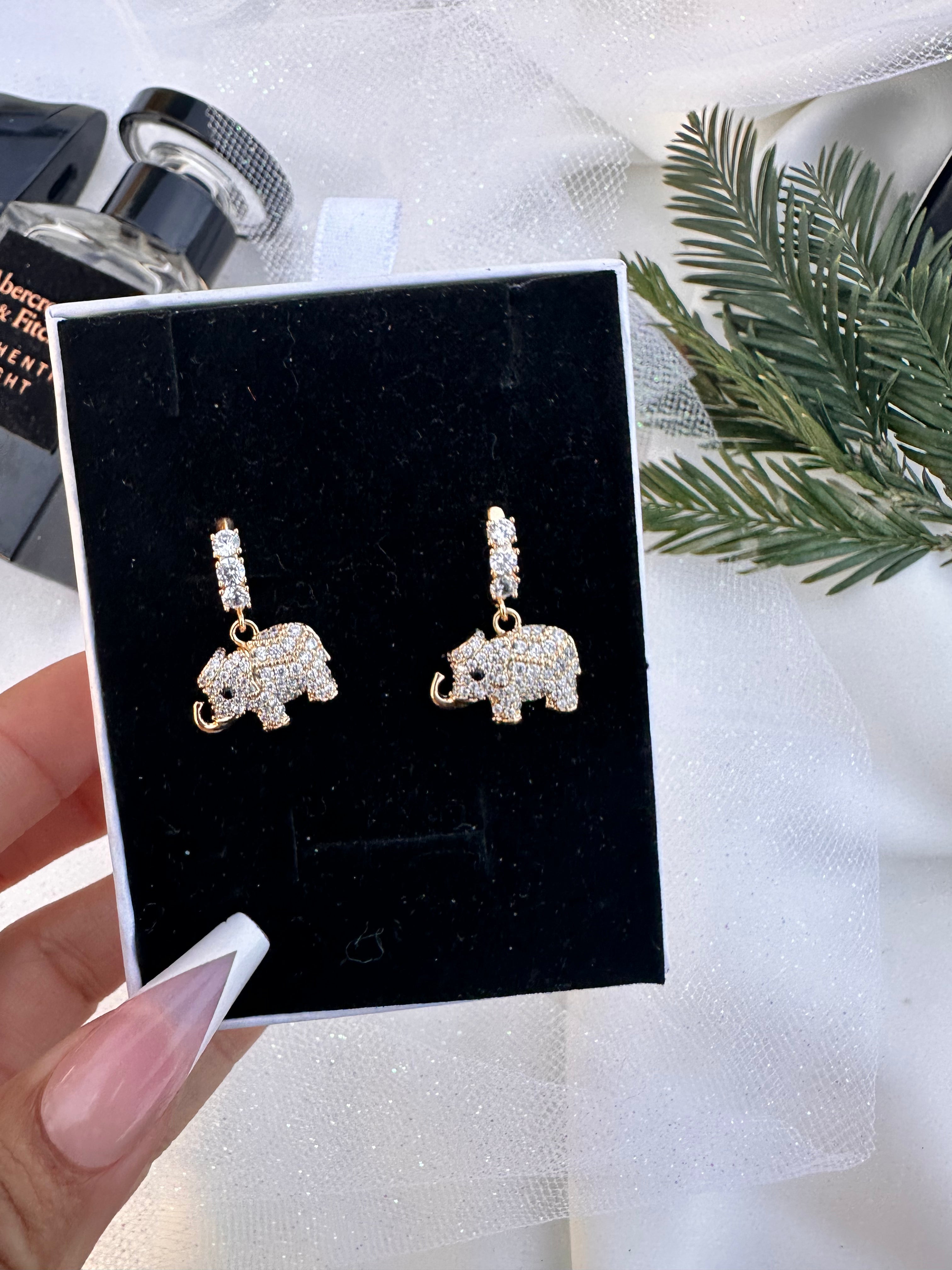 Buena Suerte Elephant Earrings