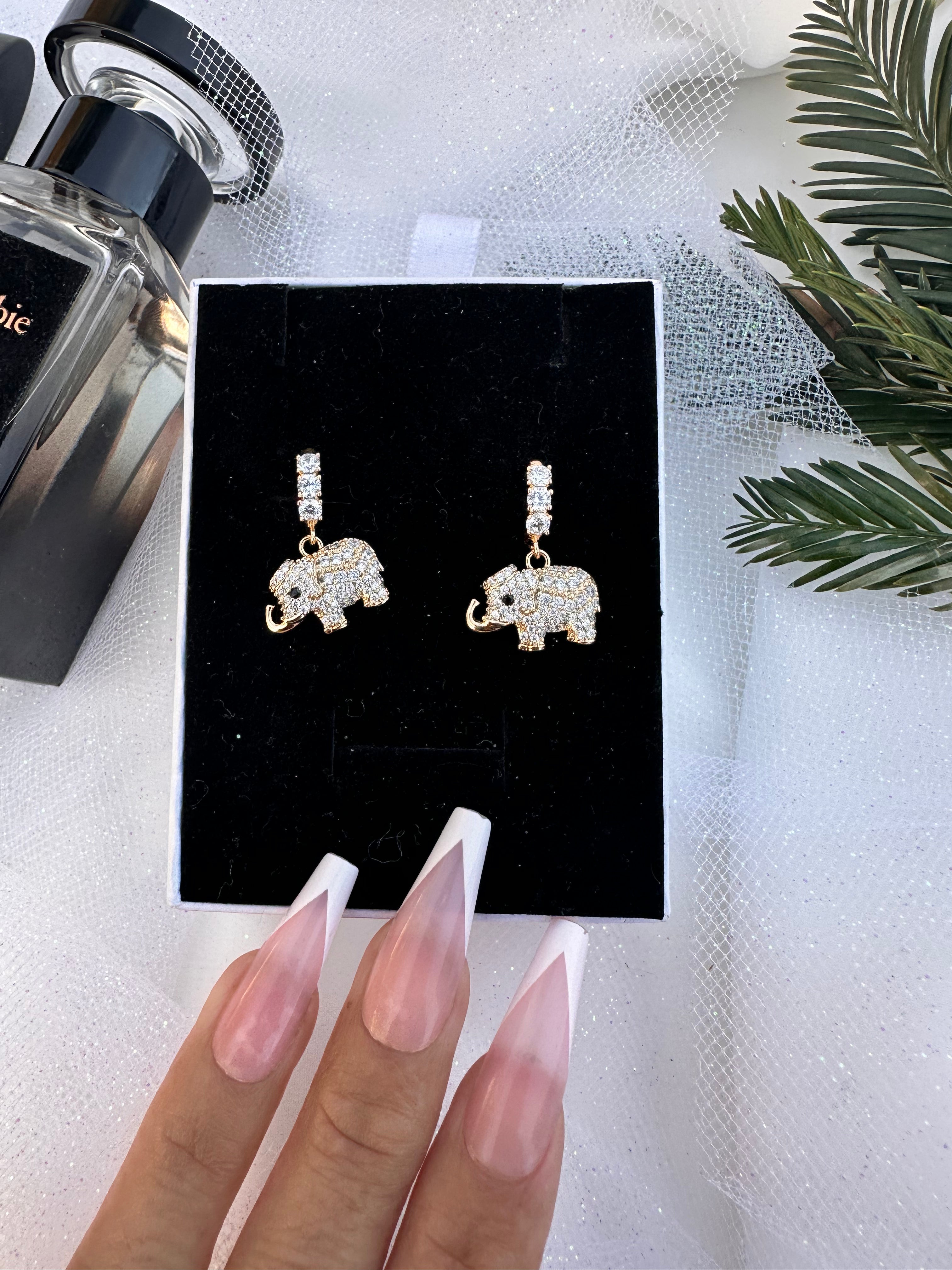 Buena Suerte Elephant Earrings