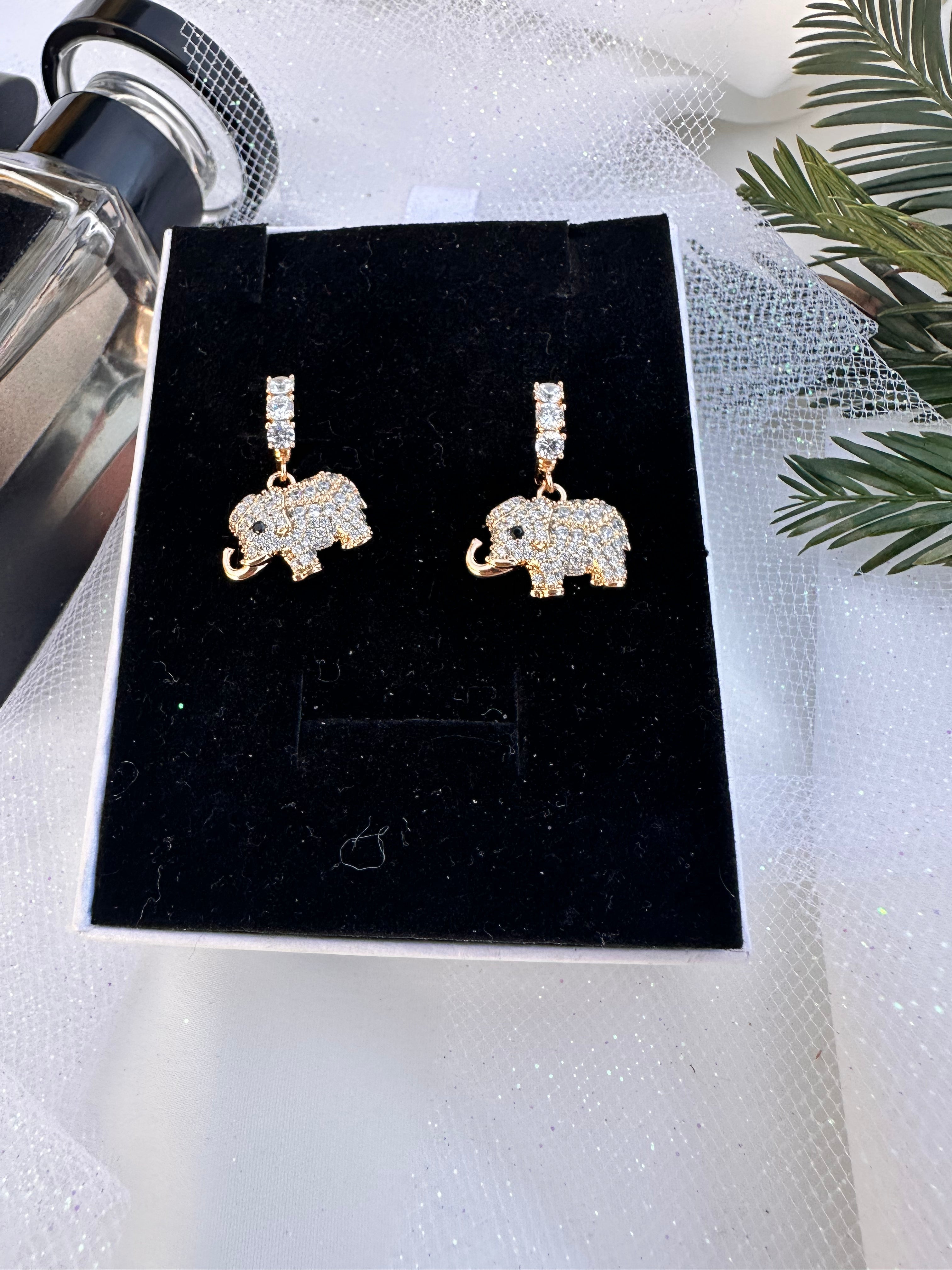 Buena Suerte Elephant Earrings