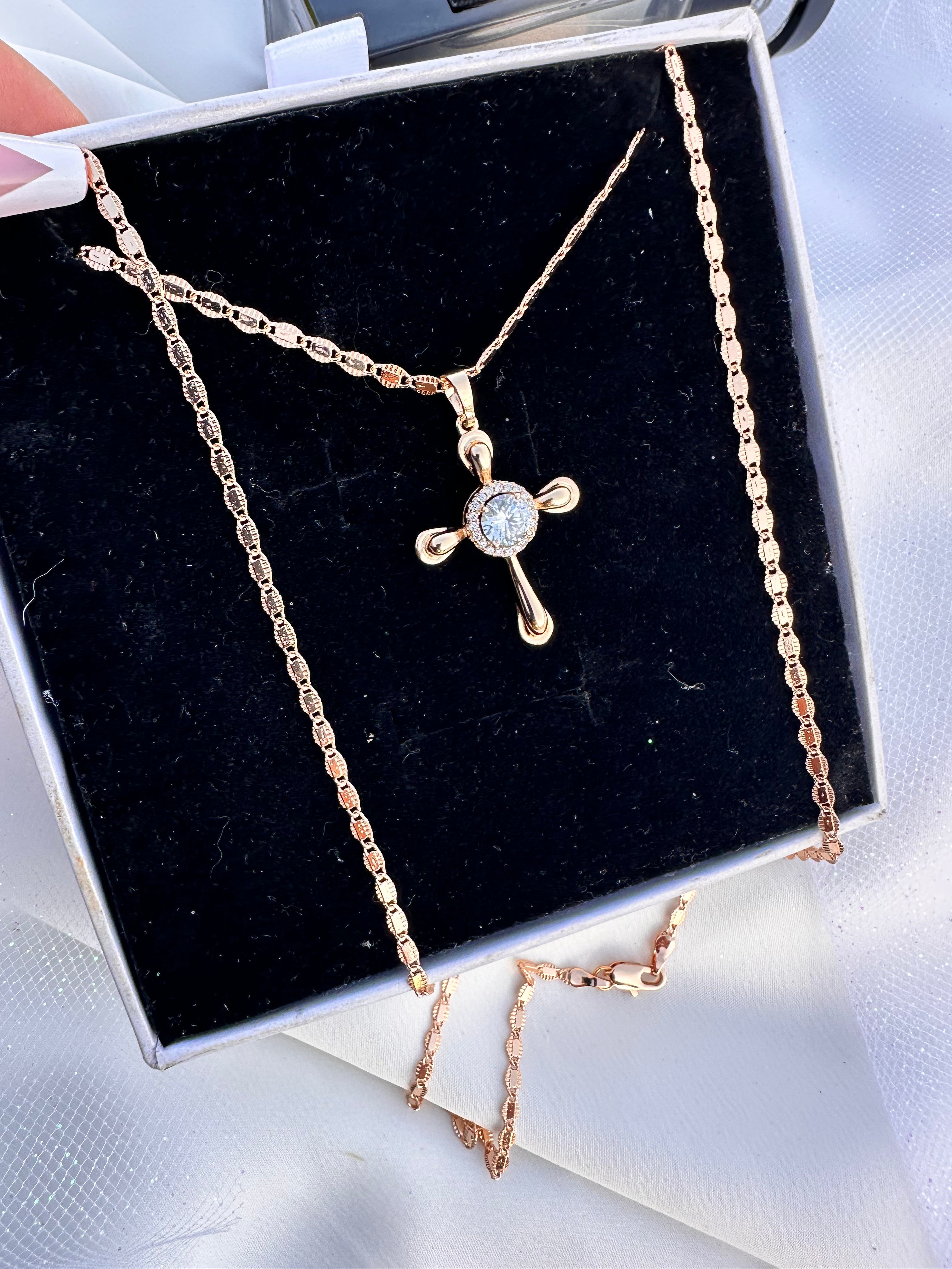 Cruz Milagrosa Necklace