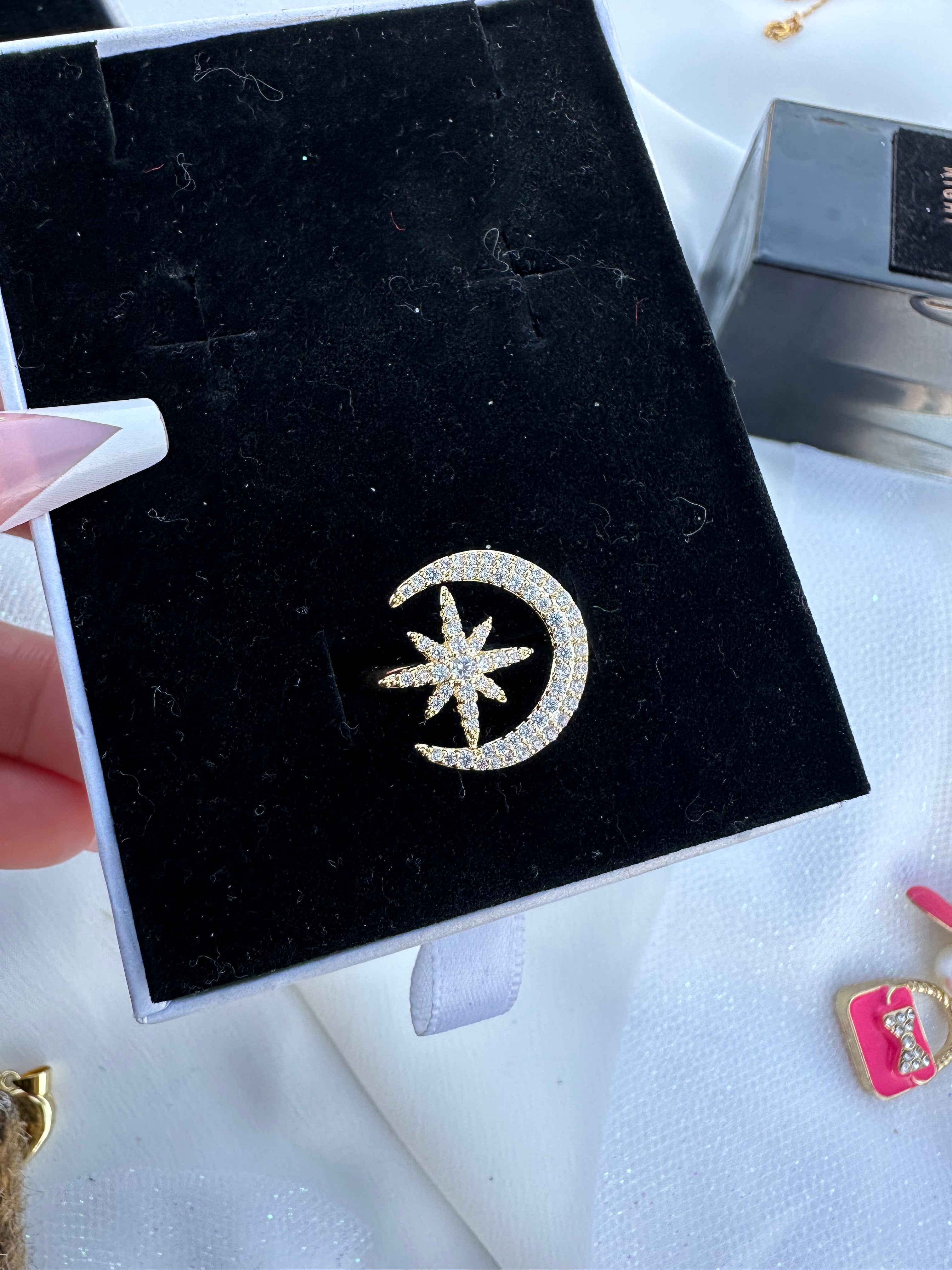 Luna Star Sparkle Ring