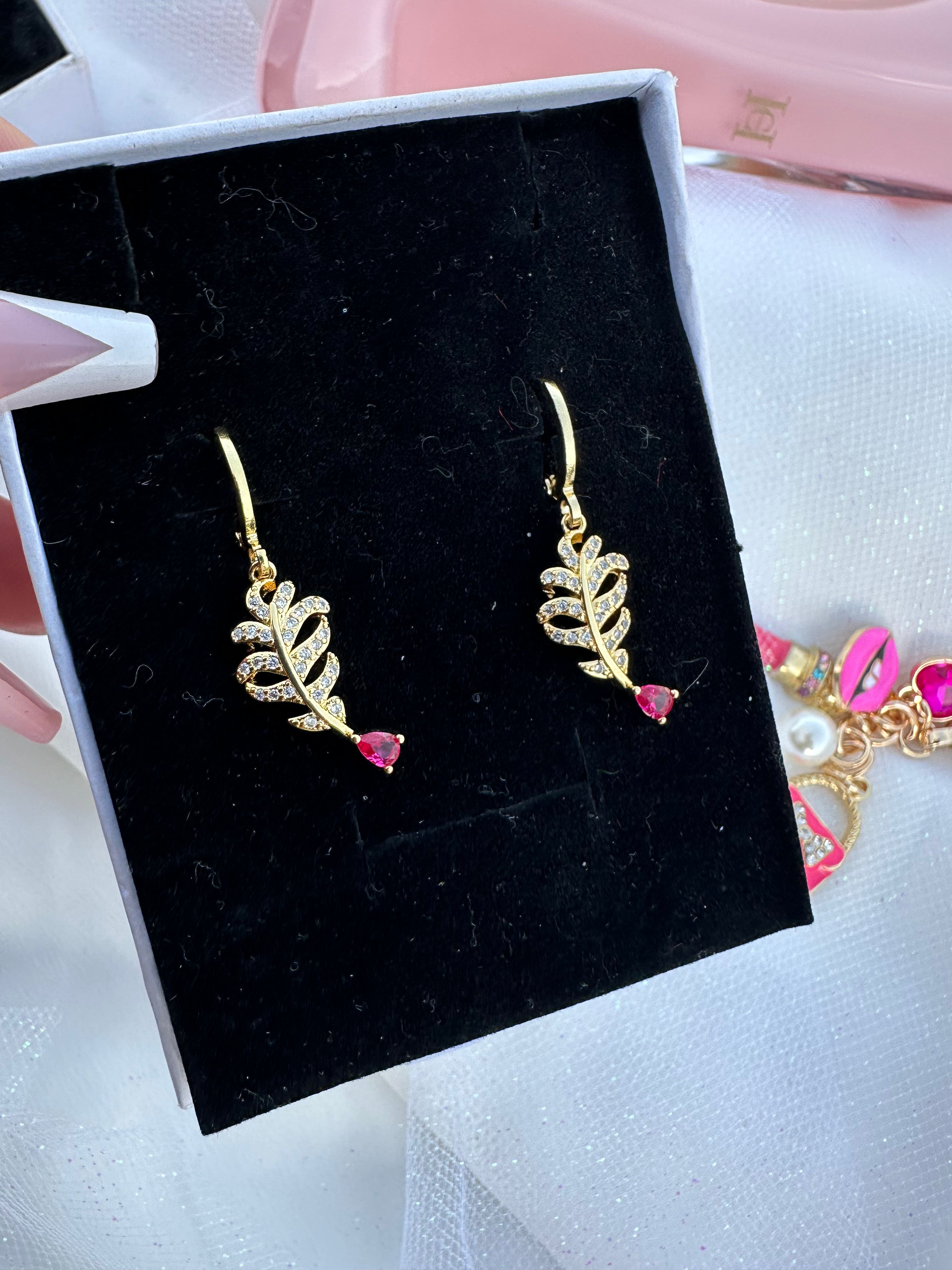 Dewdrop Fern Earrings