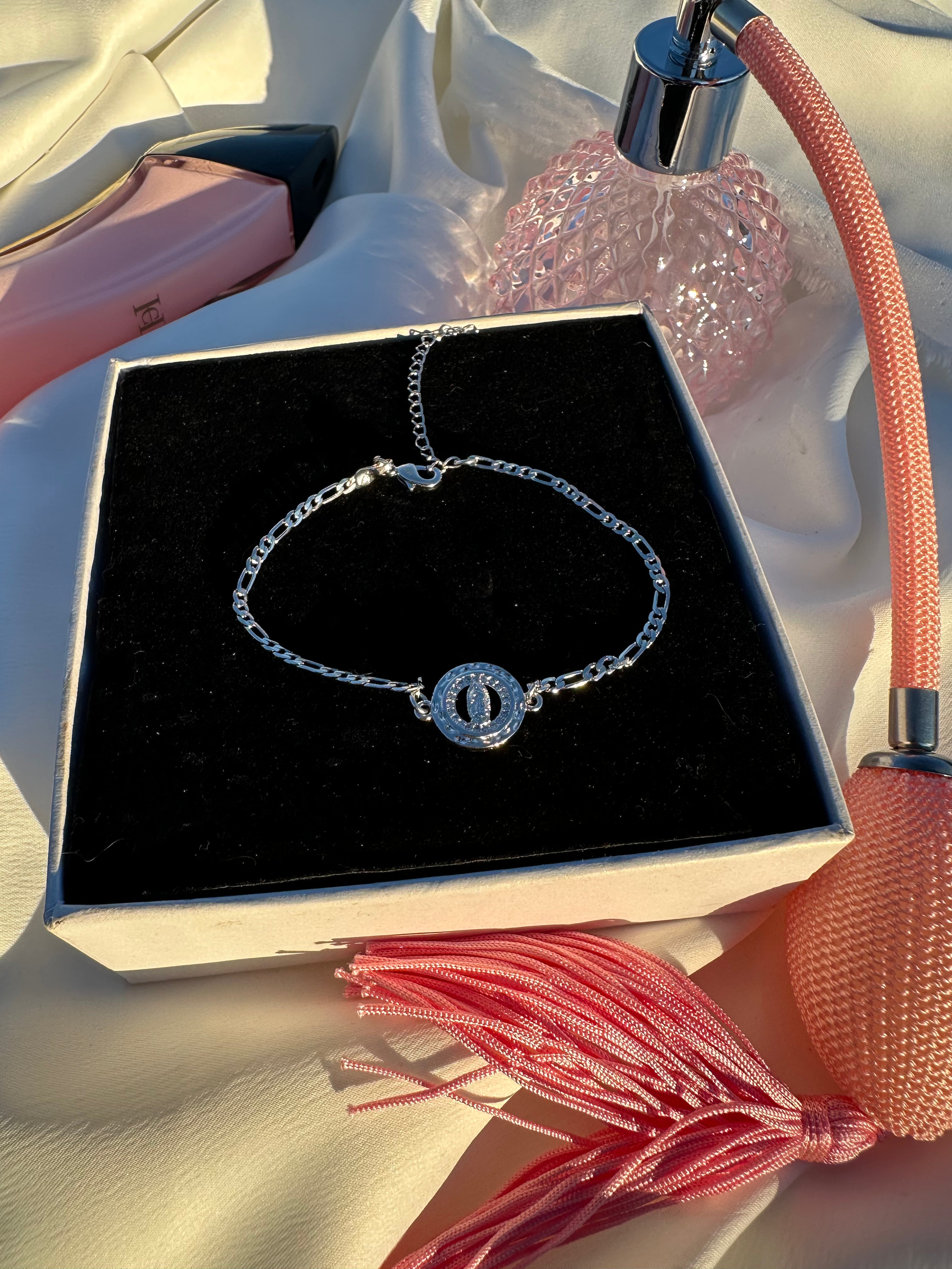 Silver Virgencita Bracelet