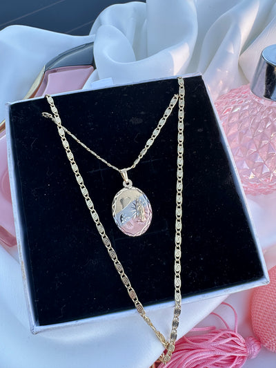 Gold Filled: Virgen de Guadalupe Necklace