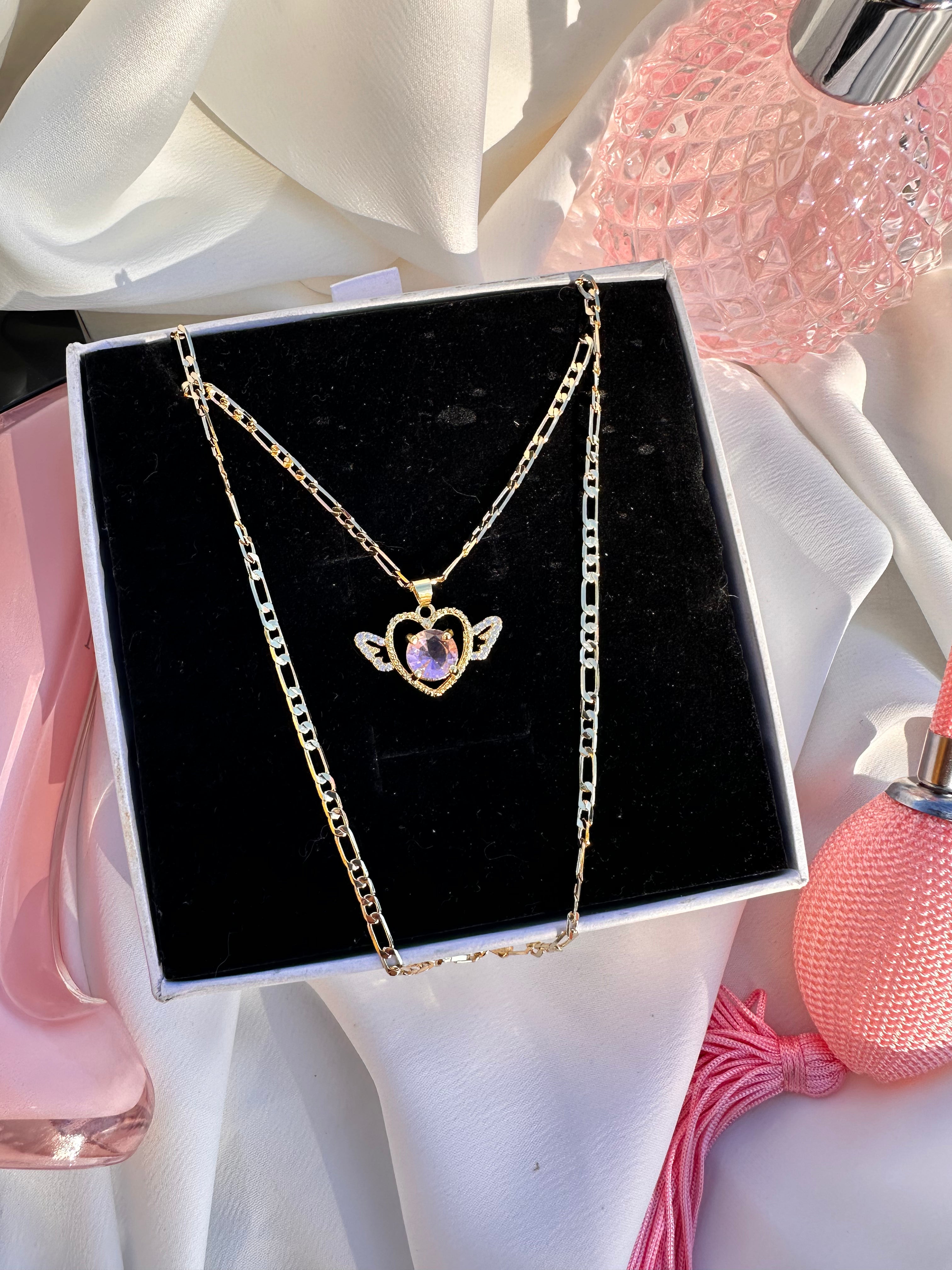 Sweet Angel Heart Necklace