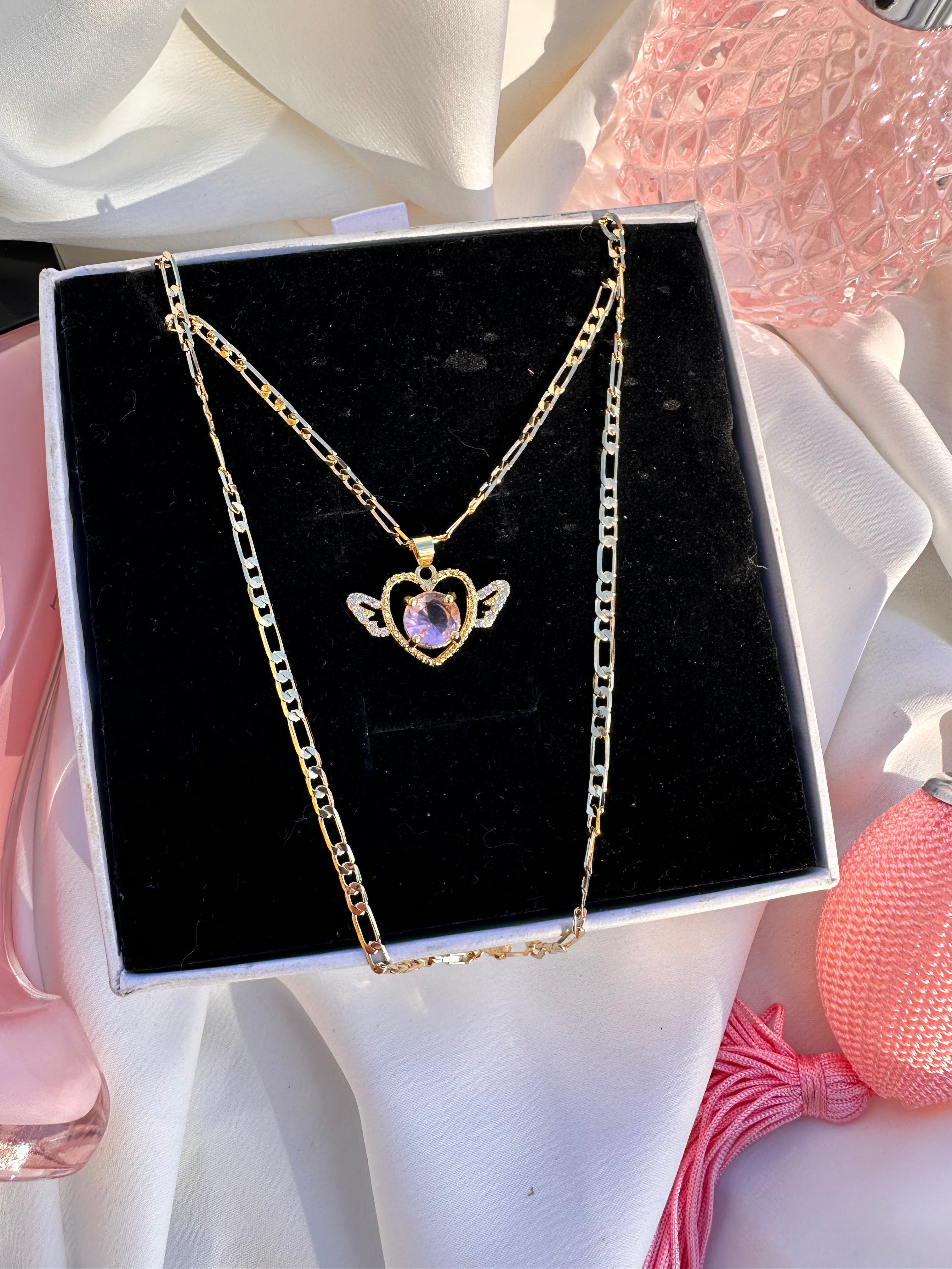 Sweet Angel Heart Necklace