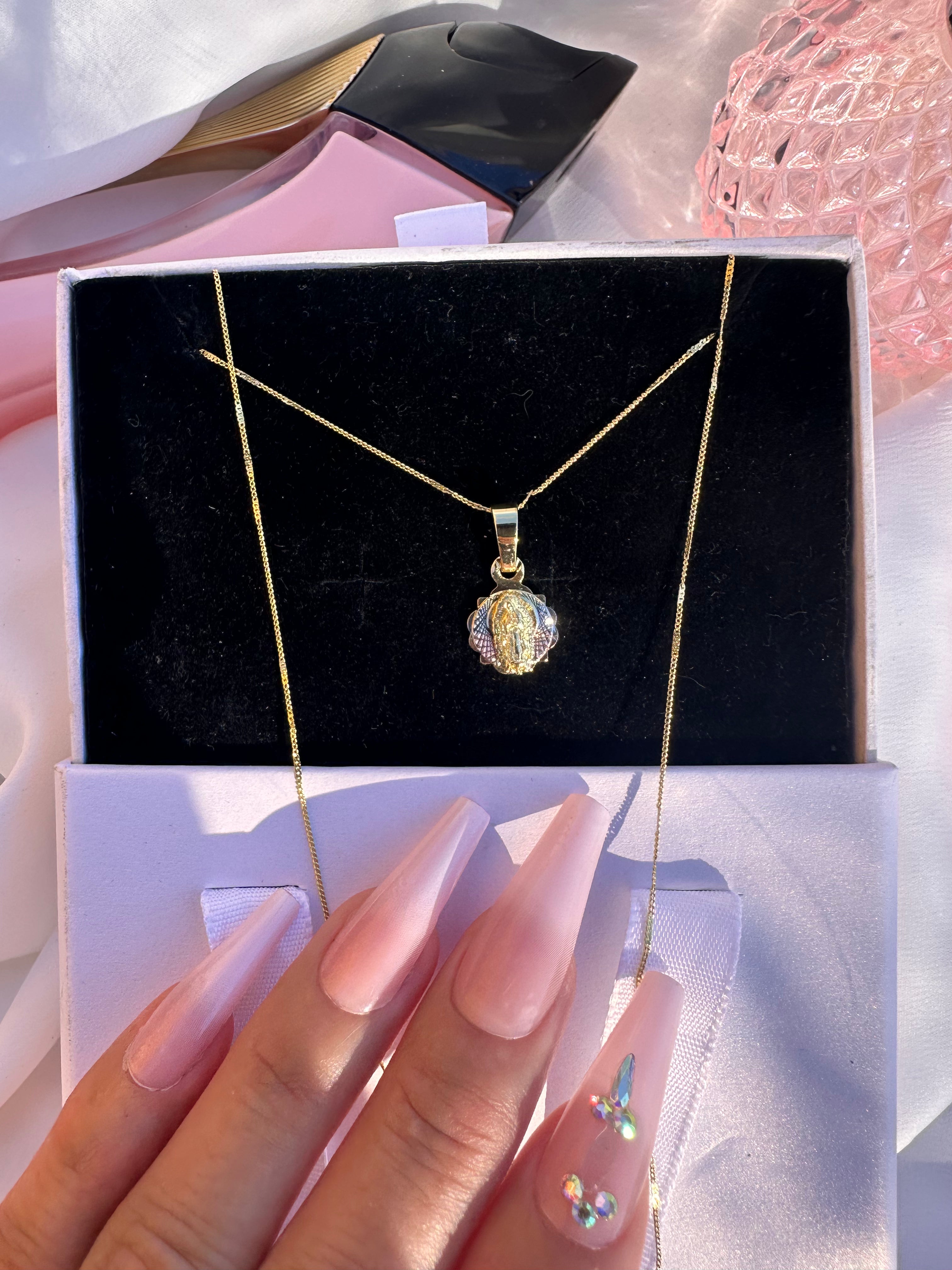 Celestial Virgin Mary Necklace