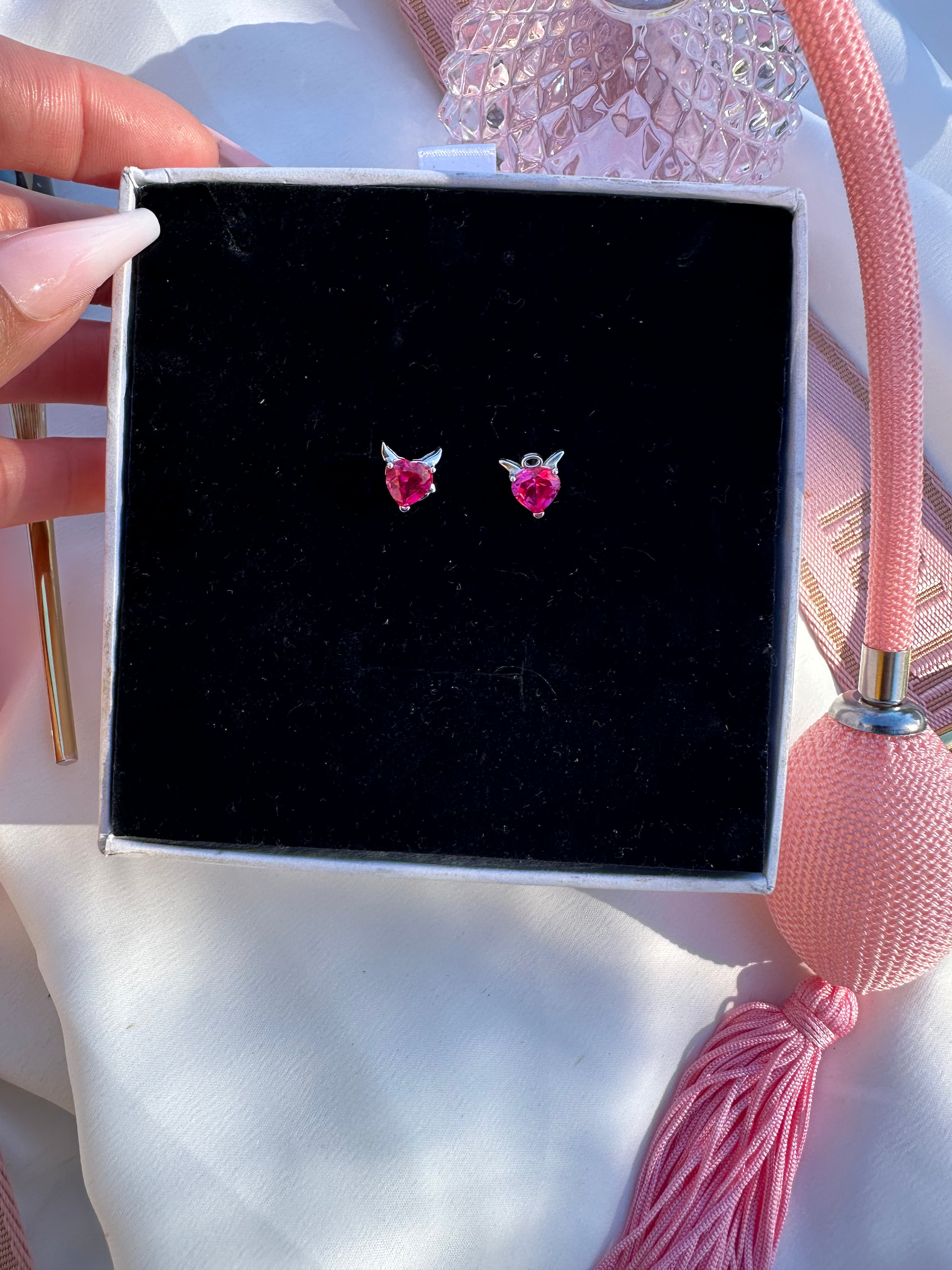 Sterling Silver Heart Earrings