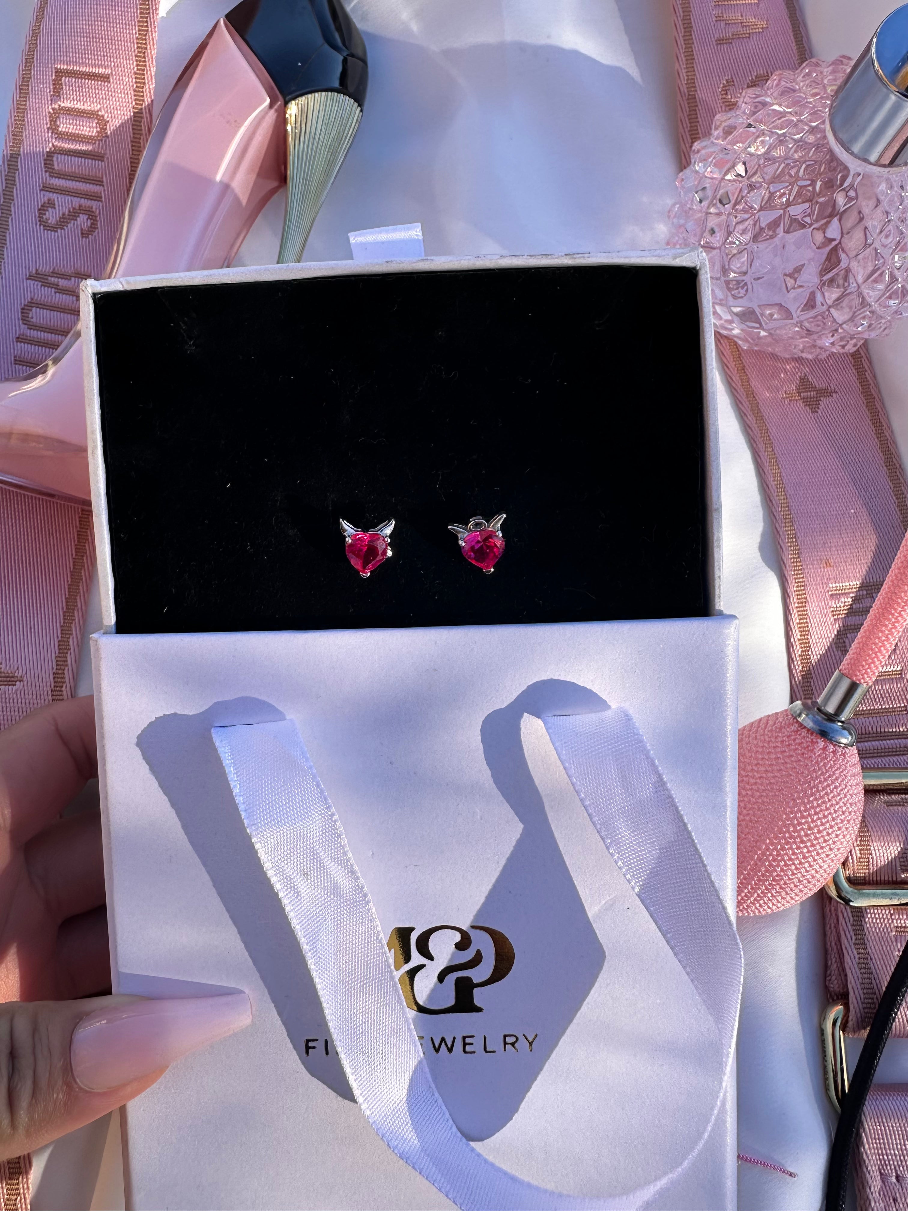 Sterling Silver Heart Earrings