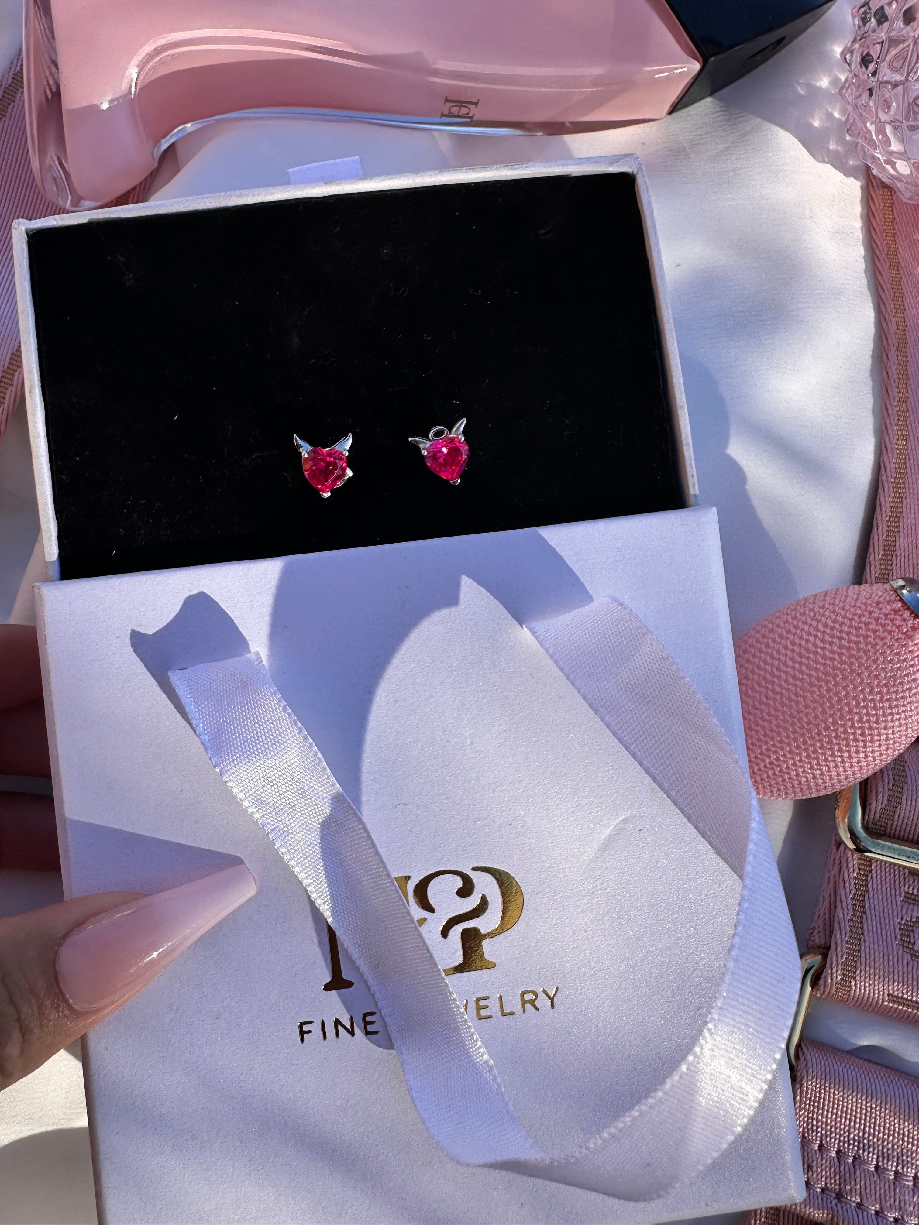 Sterling Silver Heart Earrings