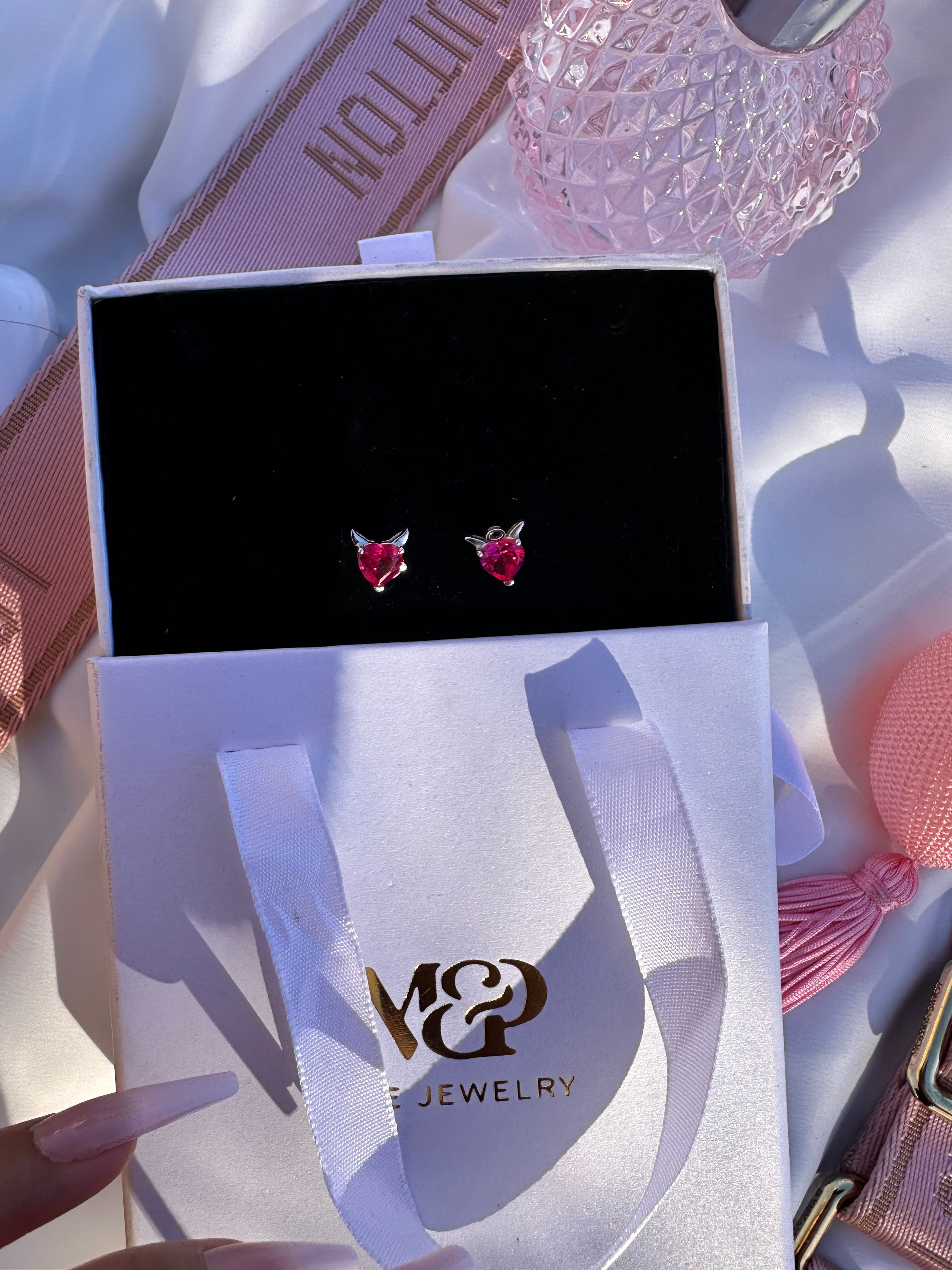 Sterling Silver Heart Earrings