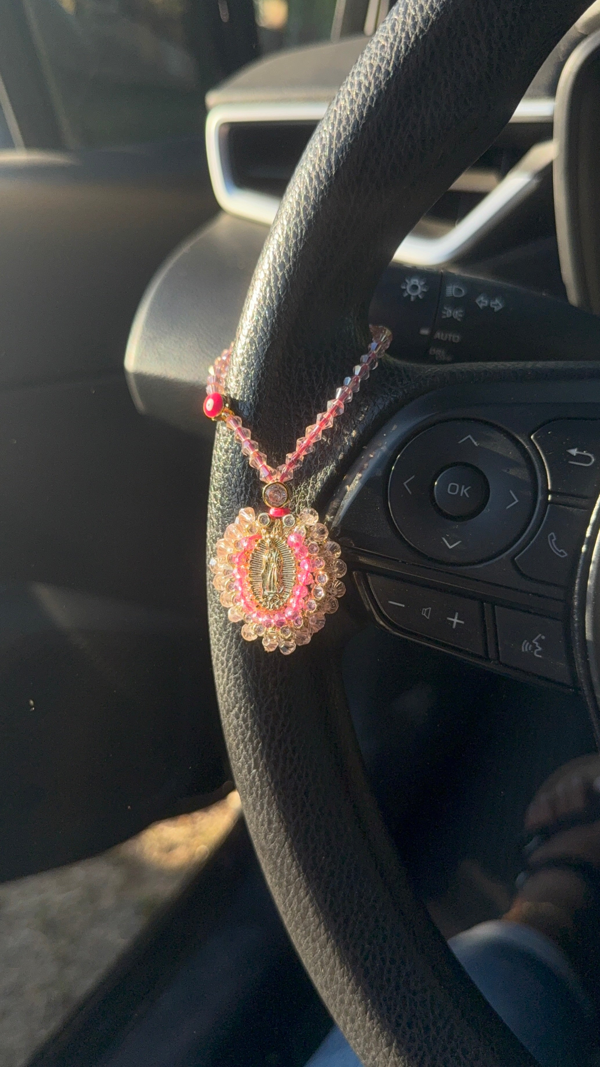 Mi Virgencita Fresita Car Rosario
