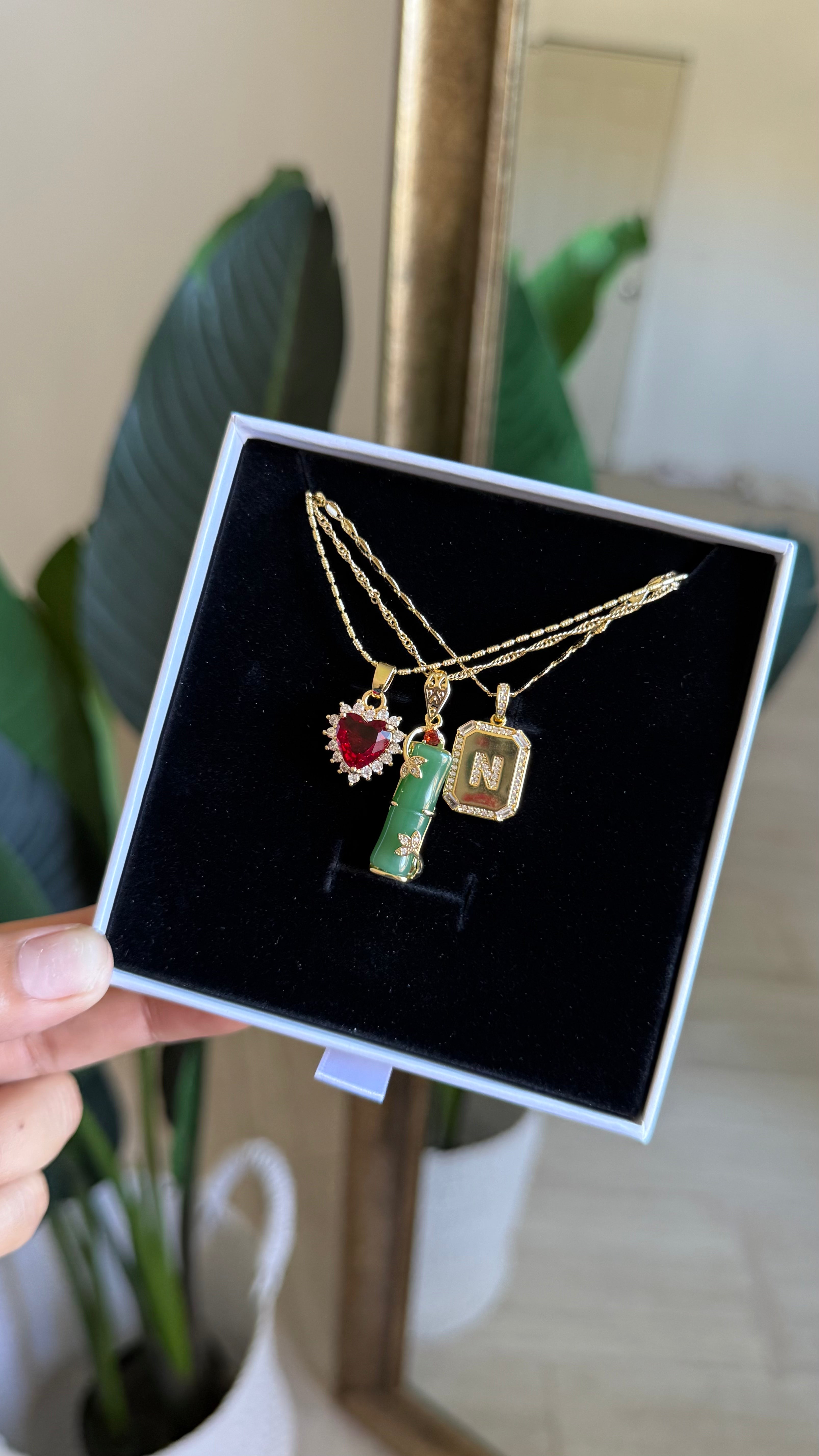Triple Essence Necklace Set