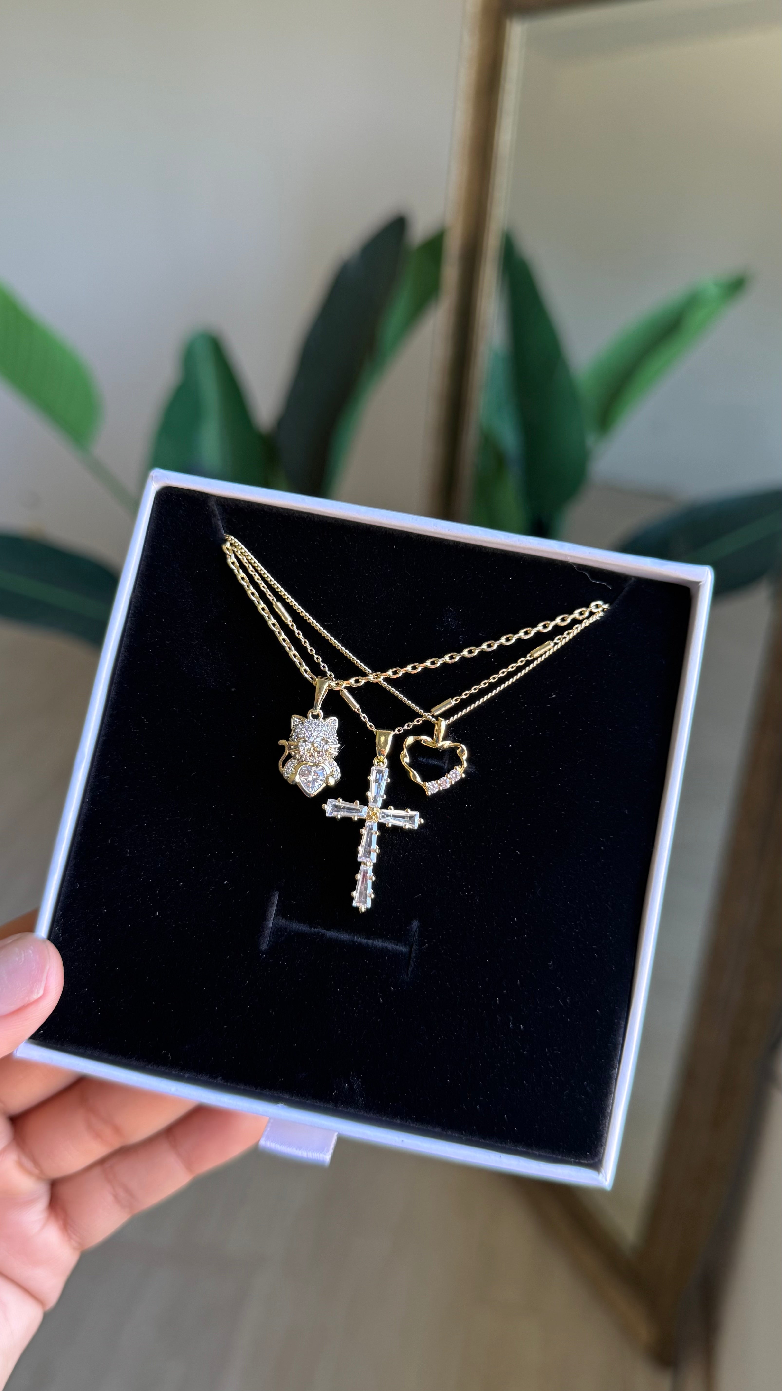 Crystal Faith Necklace Set