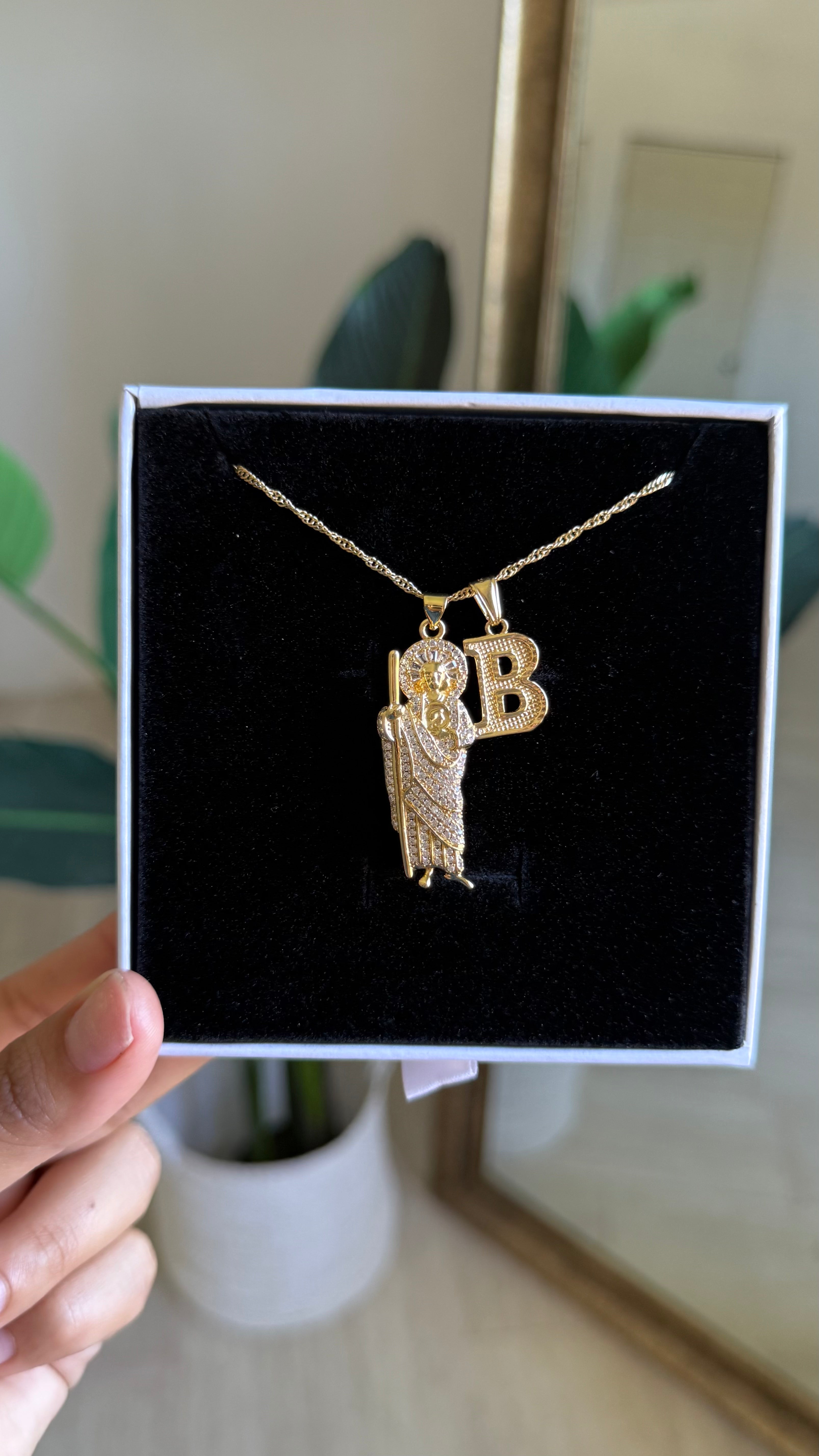 Personalized Saint Jude Necklace