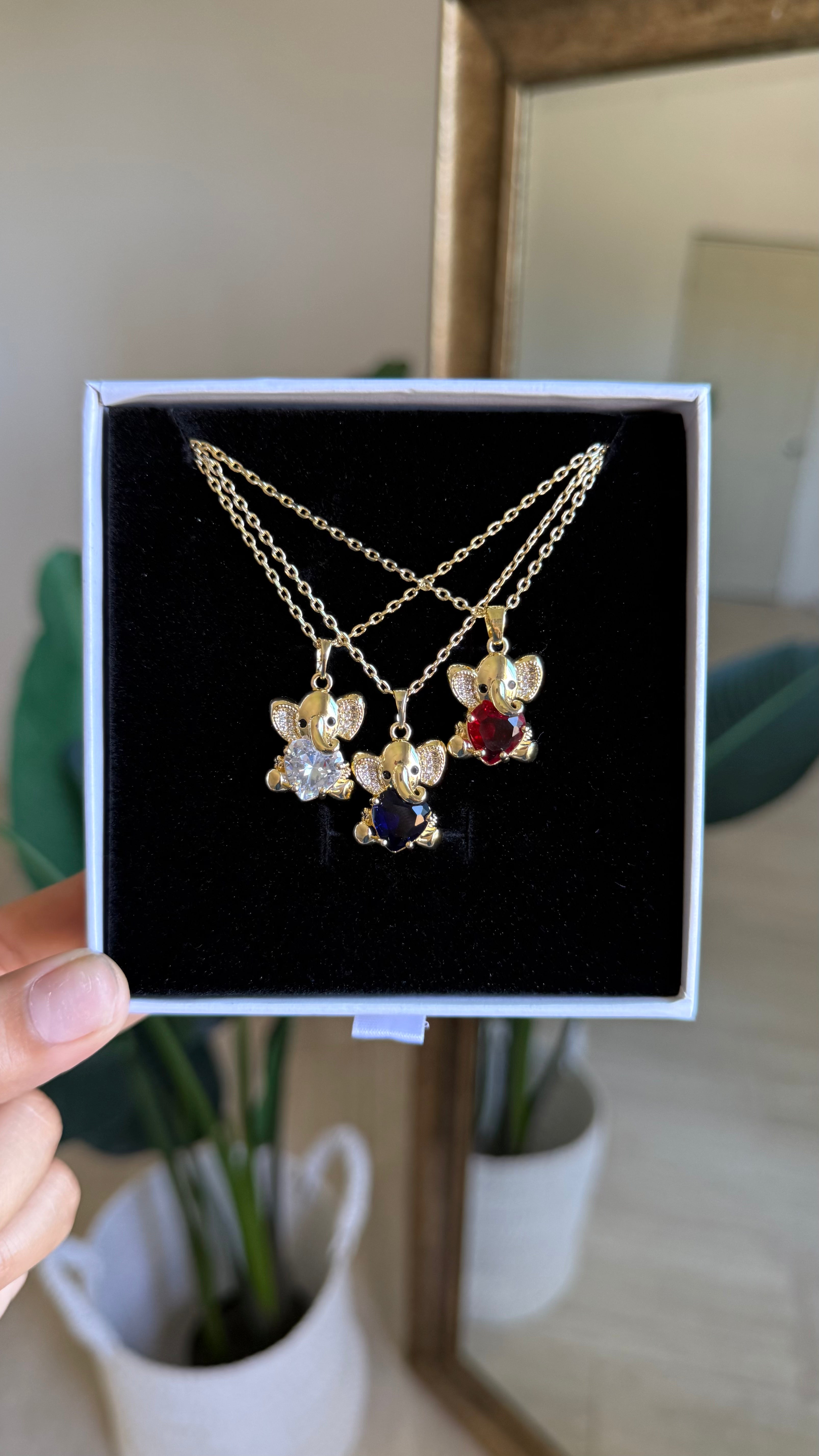 Elephant Love Necklace