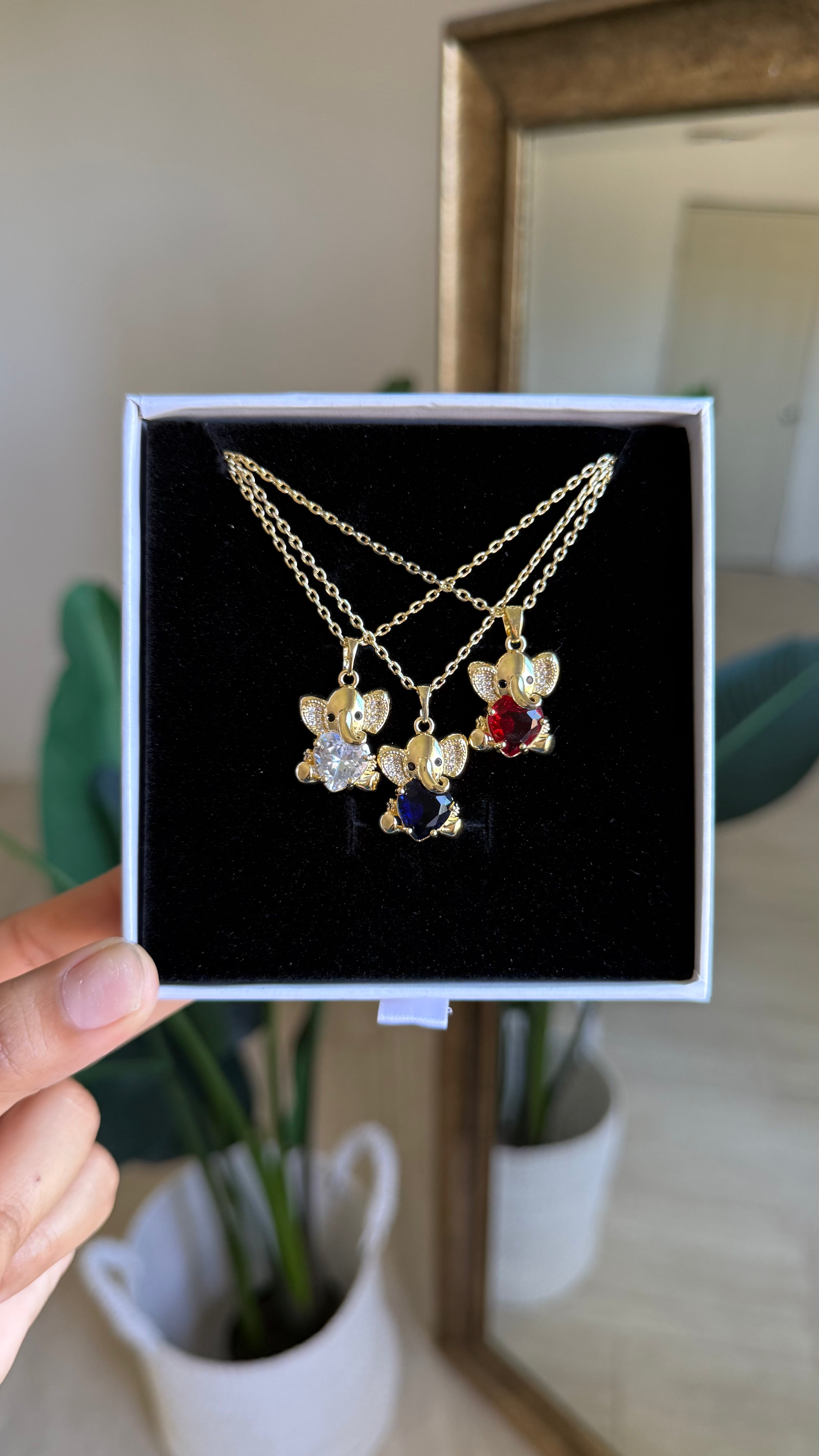 Elephant Love Necklace