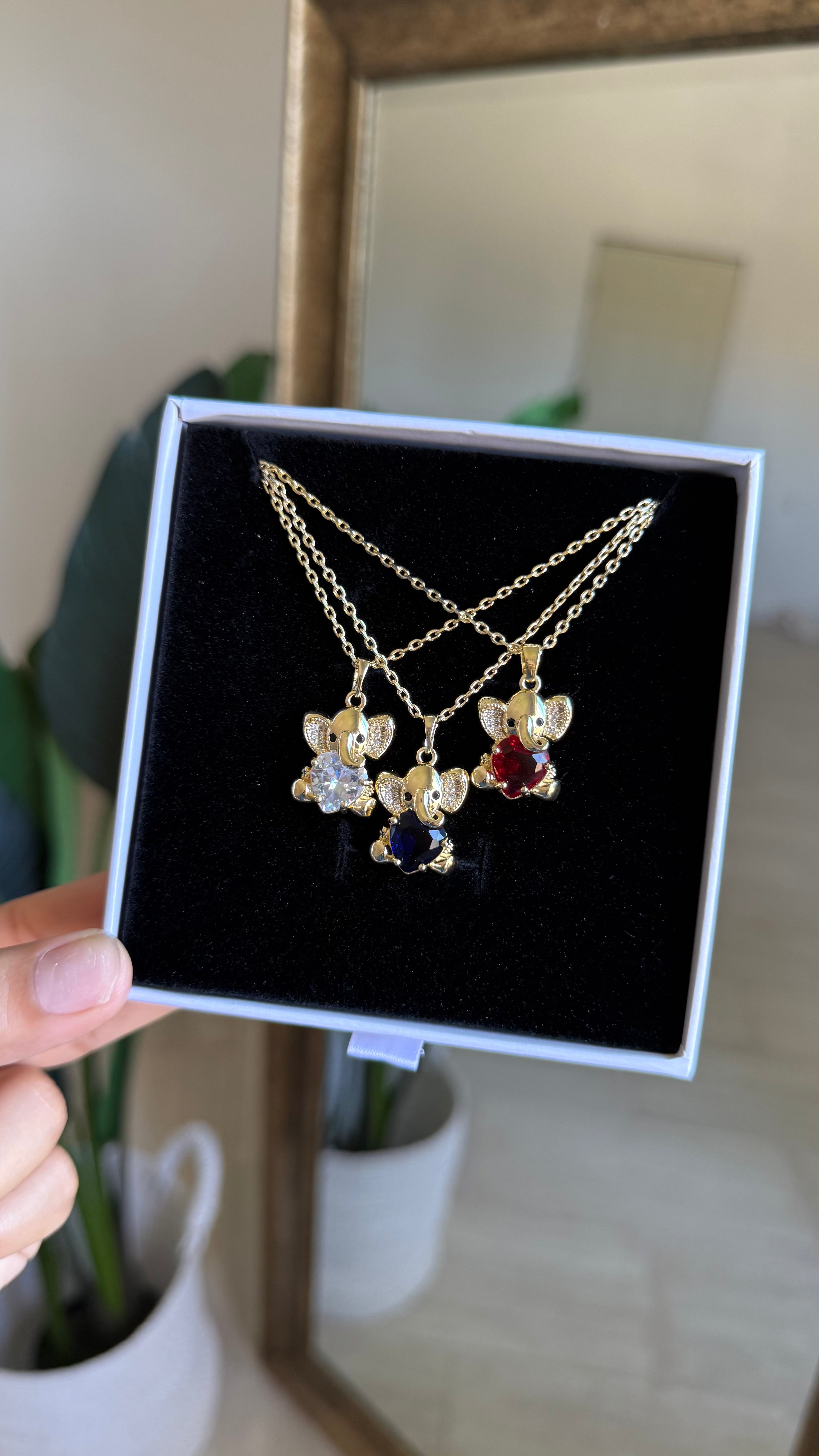 Elephant Love Necklace