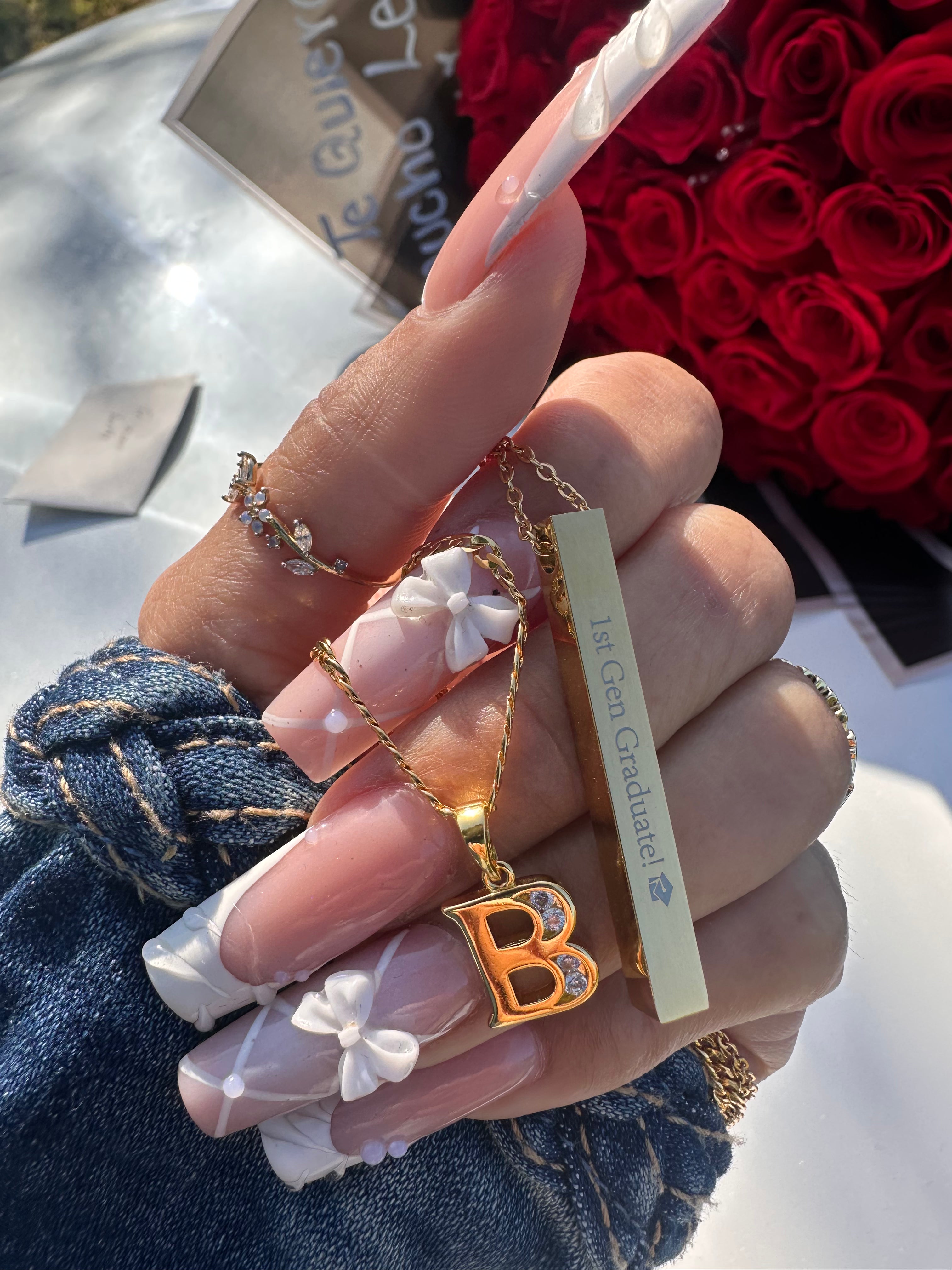 “1st Gen Graduate! 🎓" Necklace Set