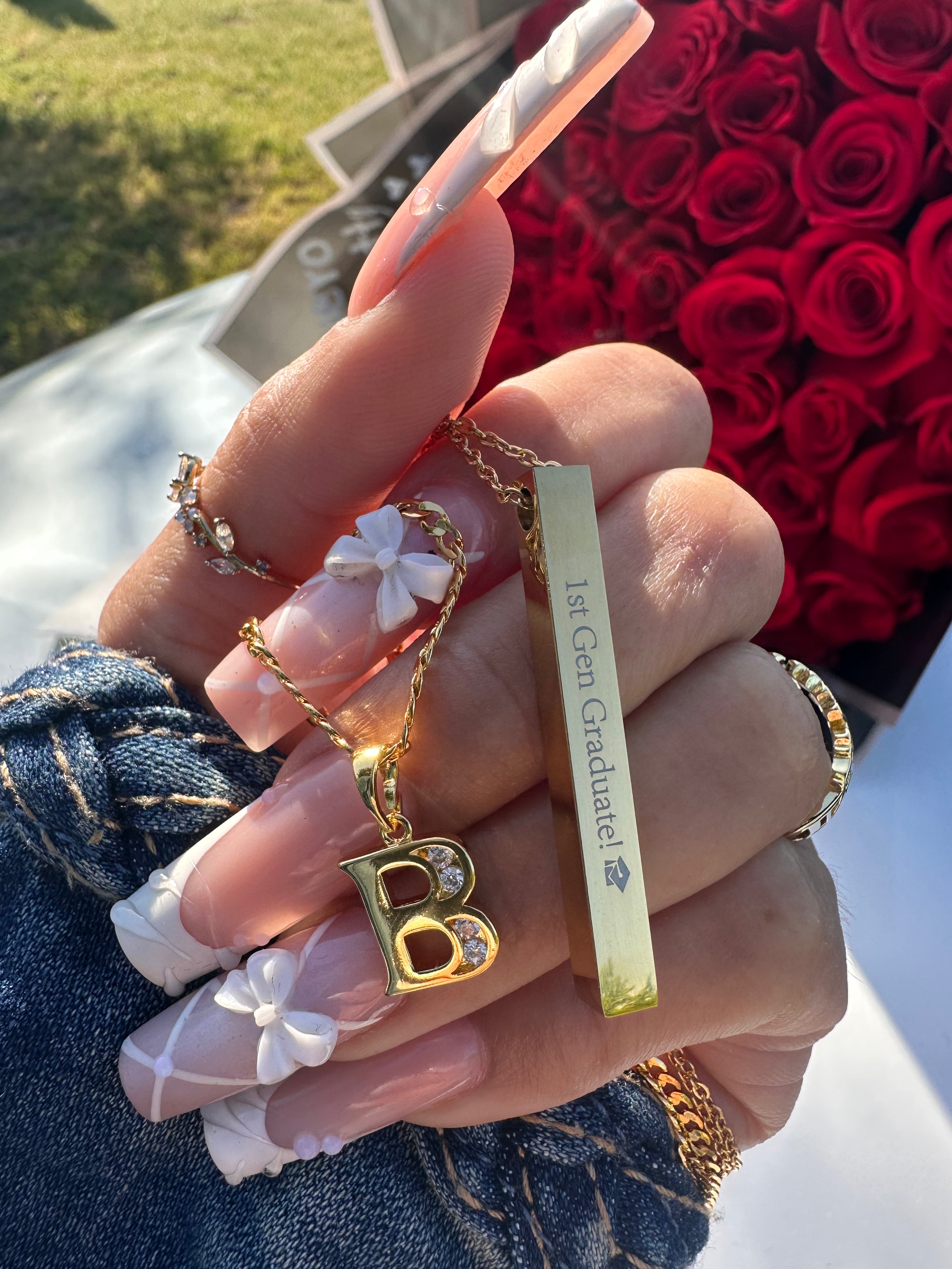 “1st Gen Graduate! 🎓" Necklace Set