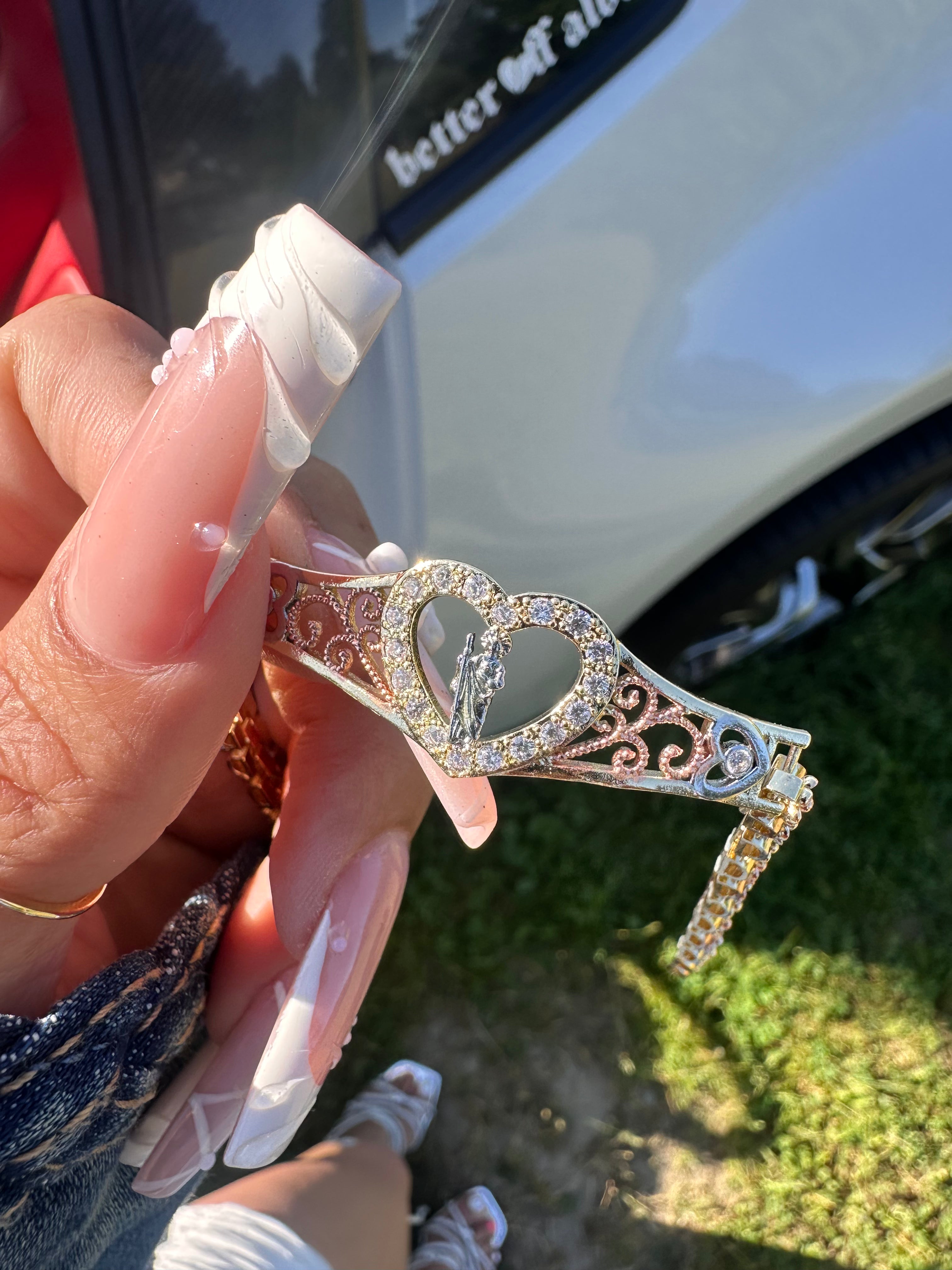 San Judas Lily Love Bracelet