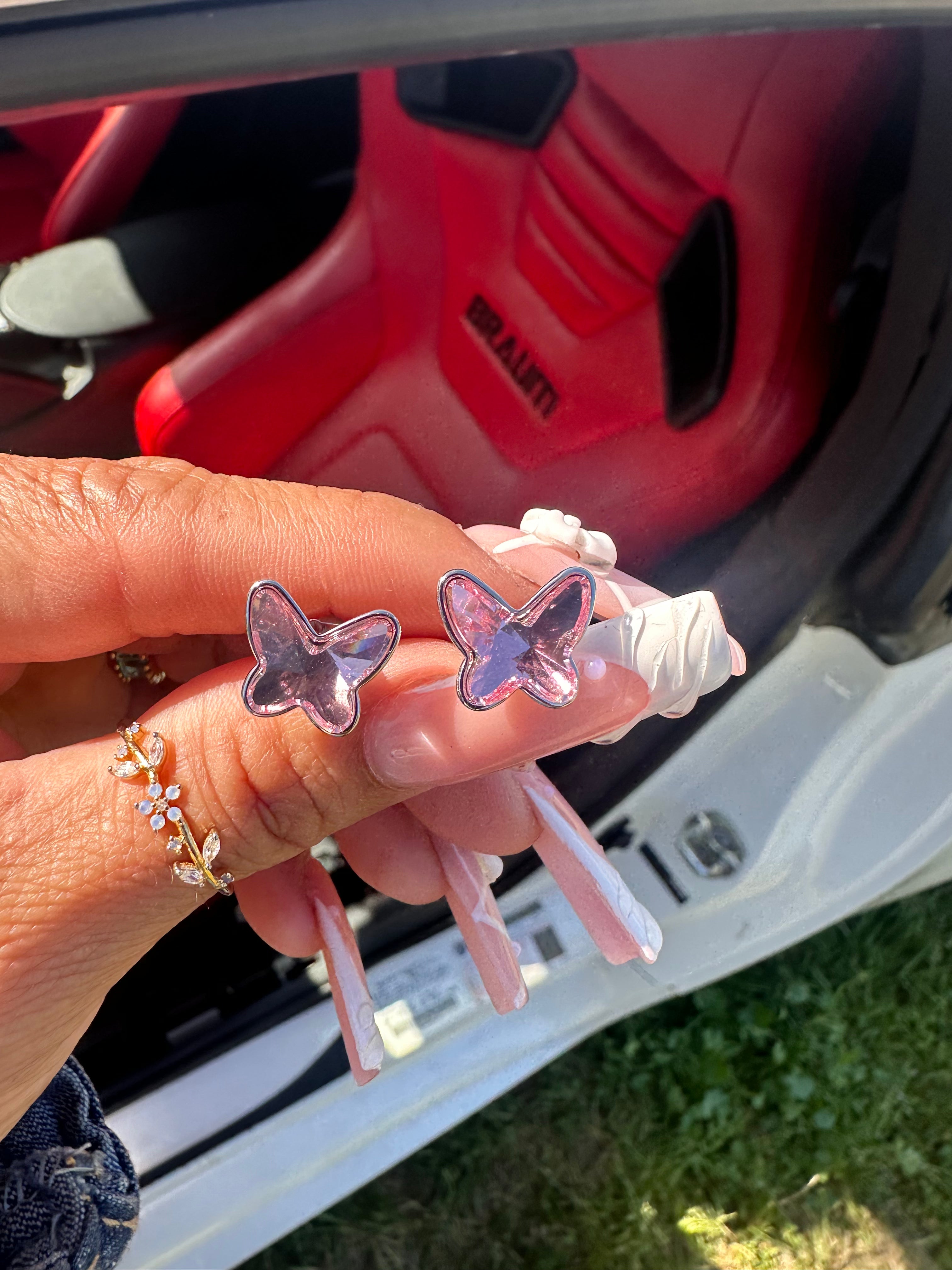 Swarovski Butterfly Earrings