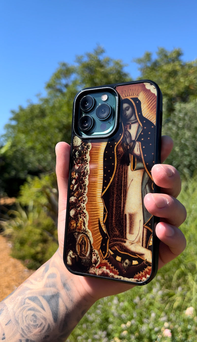 Monótono Virgencita Funda para teléfono