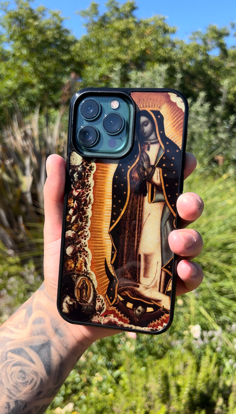 Monotone Virgencita Phone Case