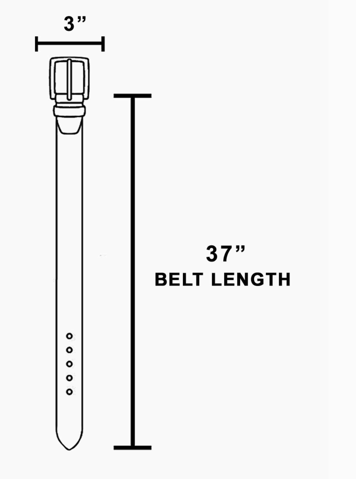 37" Vaquerita Western Heart Belt