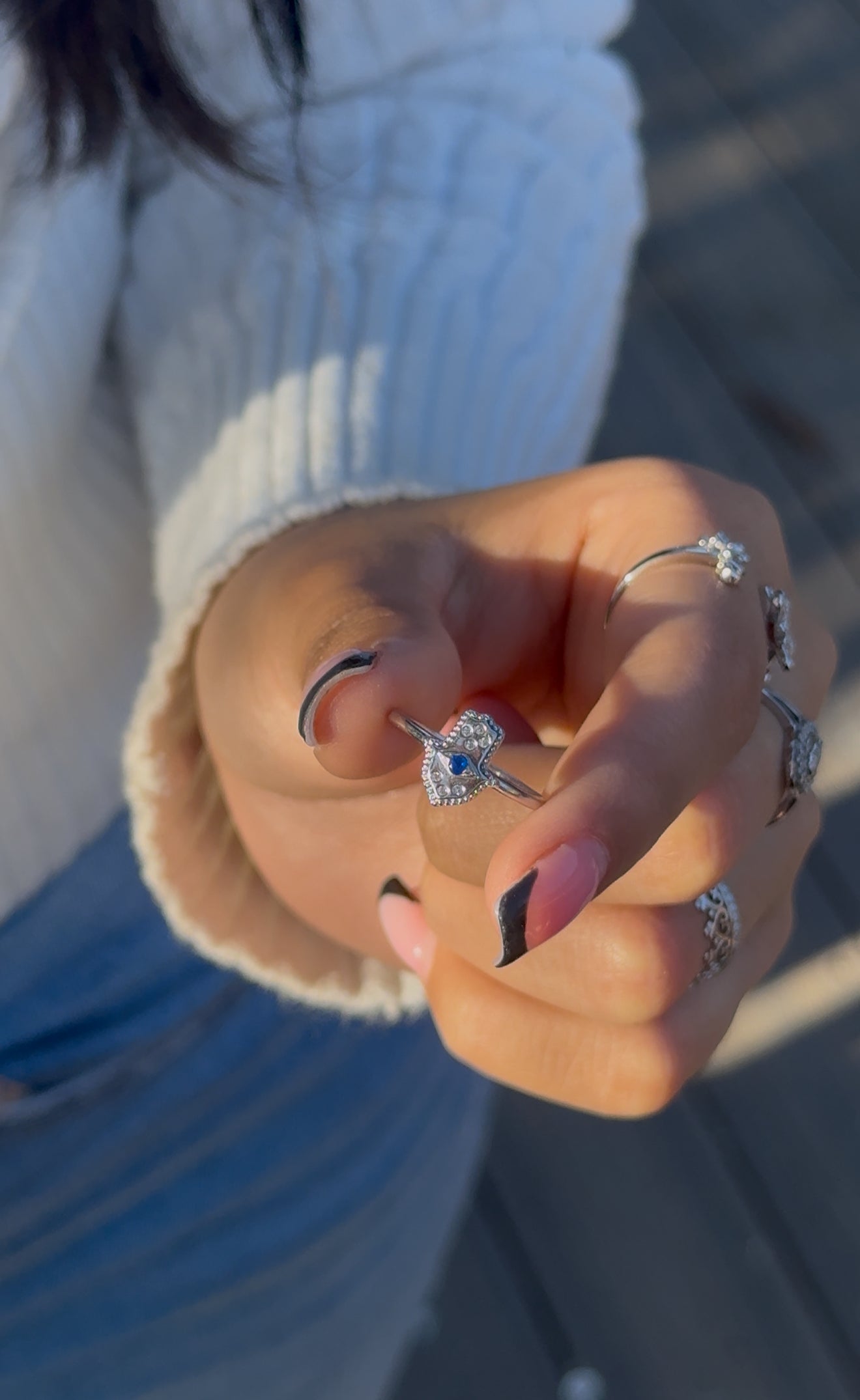 Mano de Fatima Protection Ring