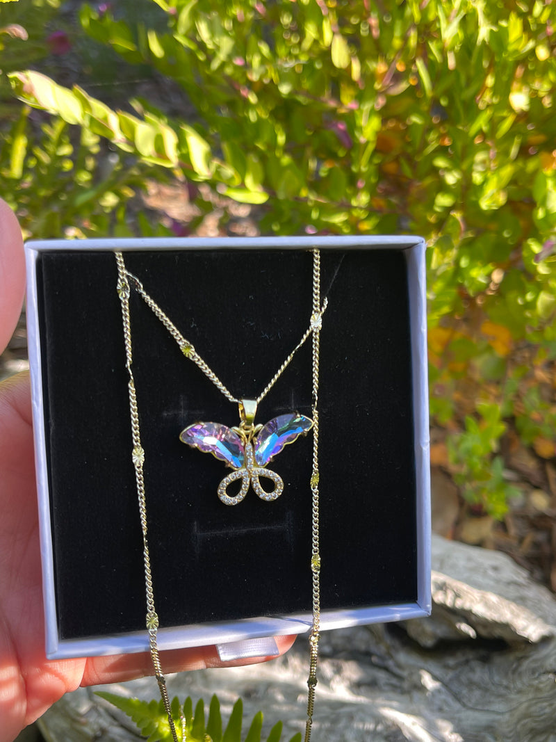 Collar Mariposa Iris