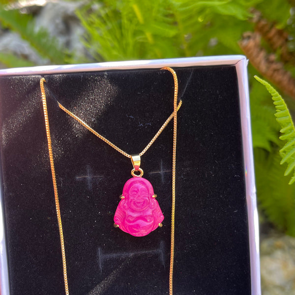 Pink 2025 buddha pendant