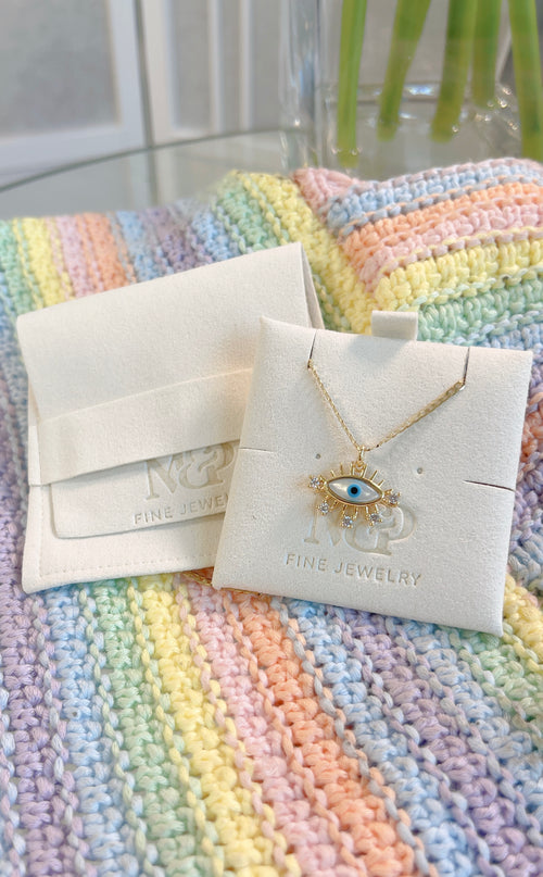 Diamond Evil Eye Necklace
