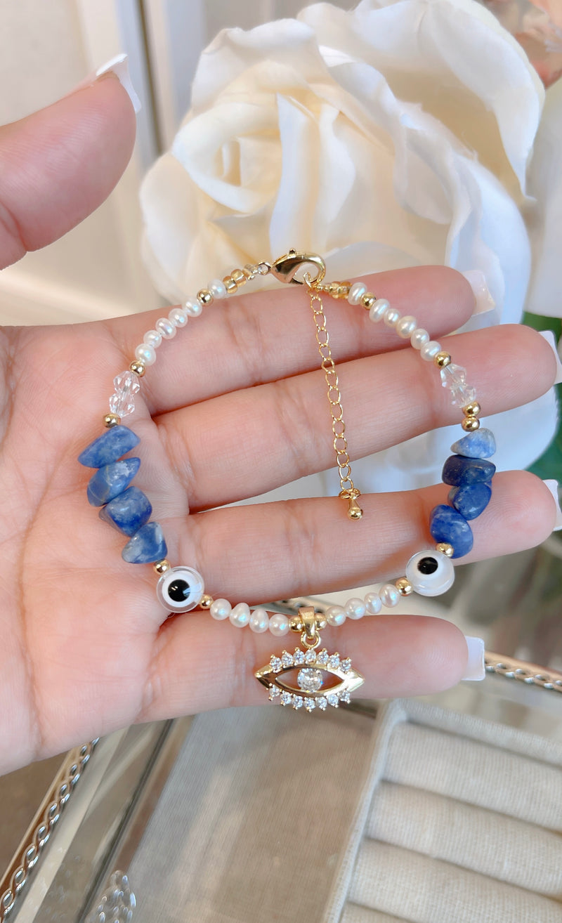 "Intuition" Lapis Lazuli Delicate Bracelet