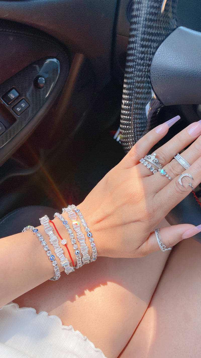 Pulsera Cristal Blanco