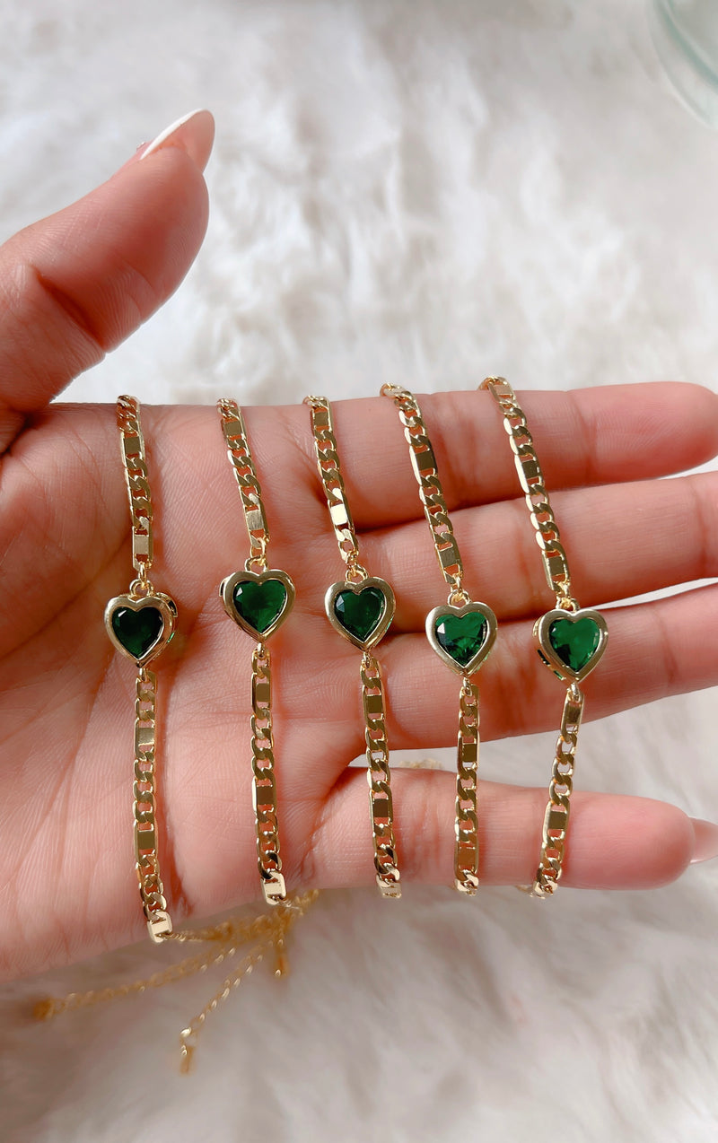 Emerald Miami Bracelet