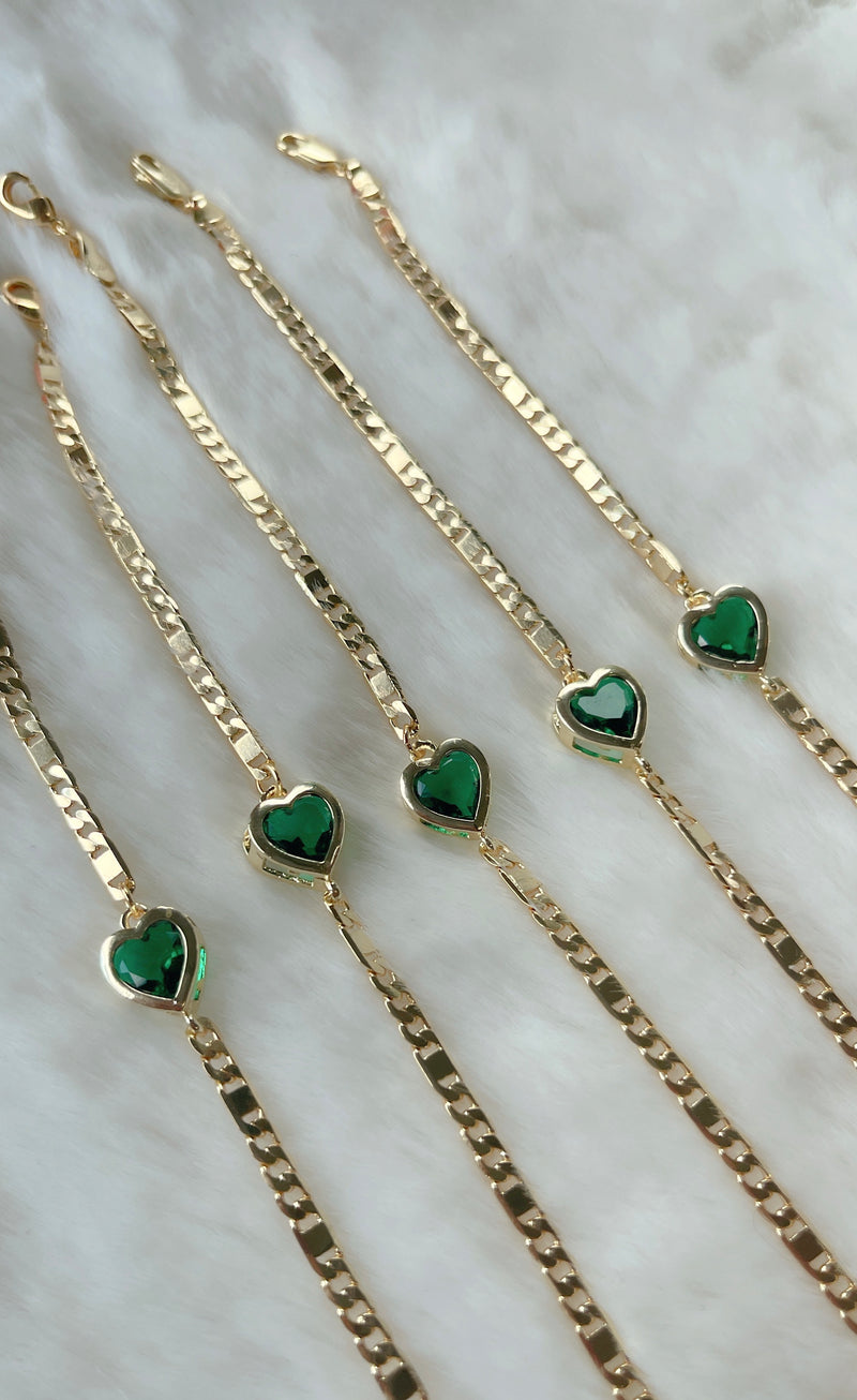 Emerald Miami Bracelet