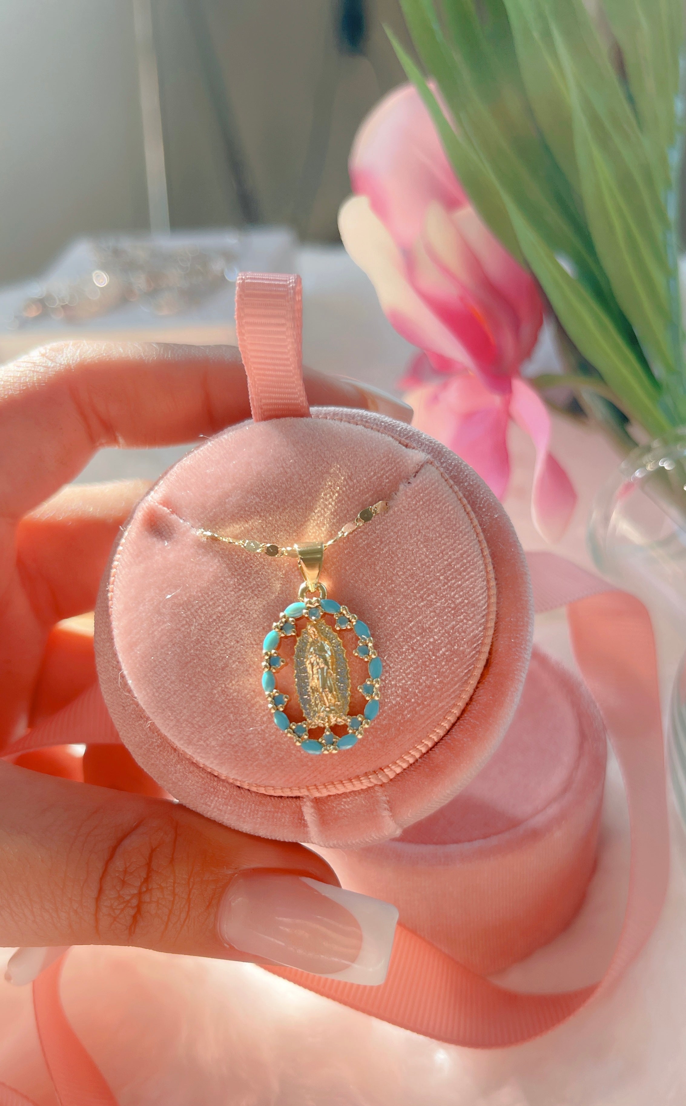 Dreamy Virgin Mary Necklace