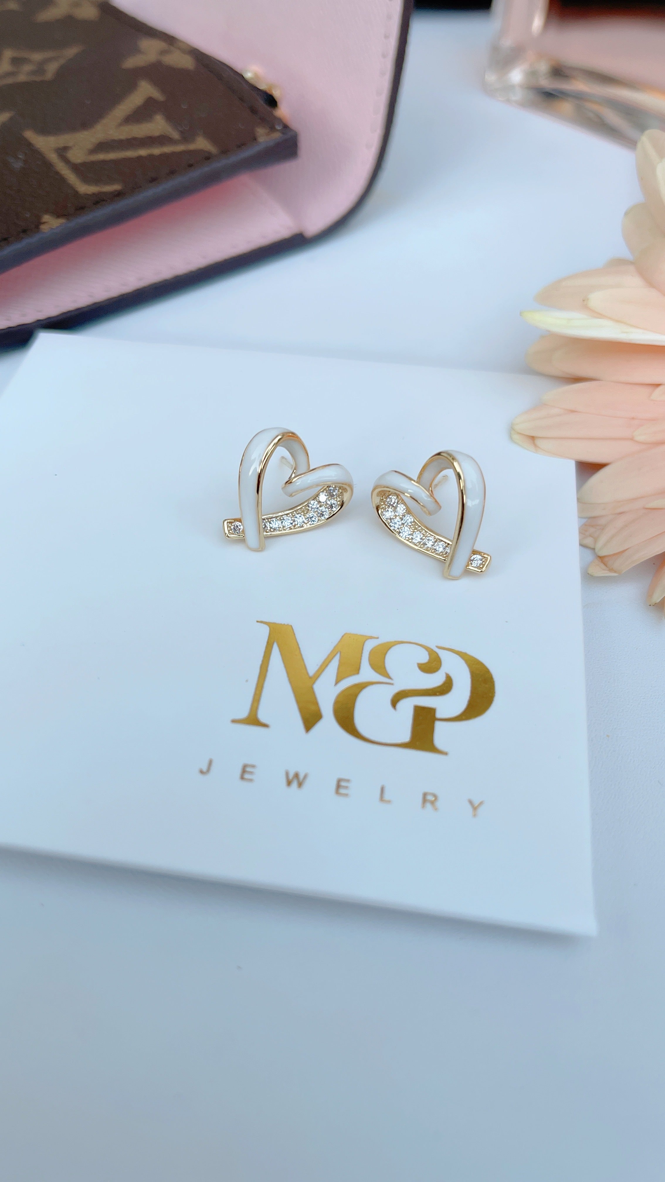 Classy Heart Earrings