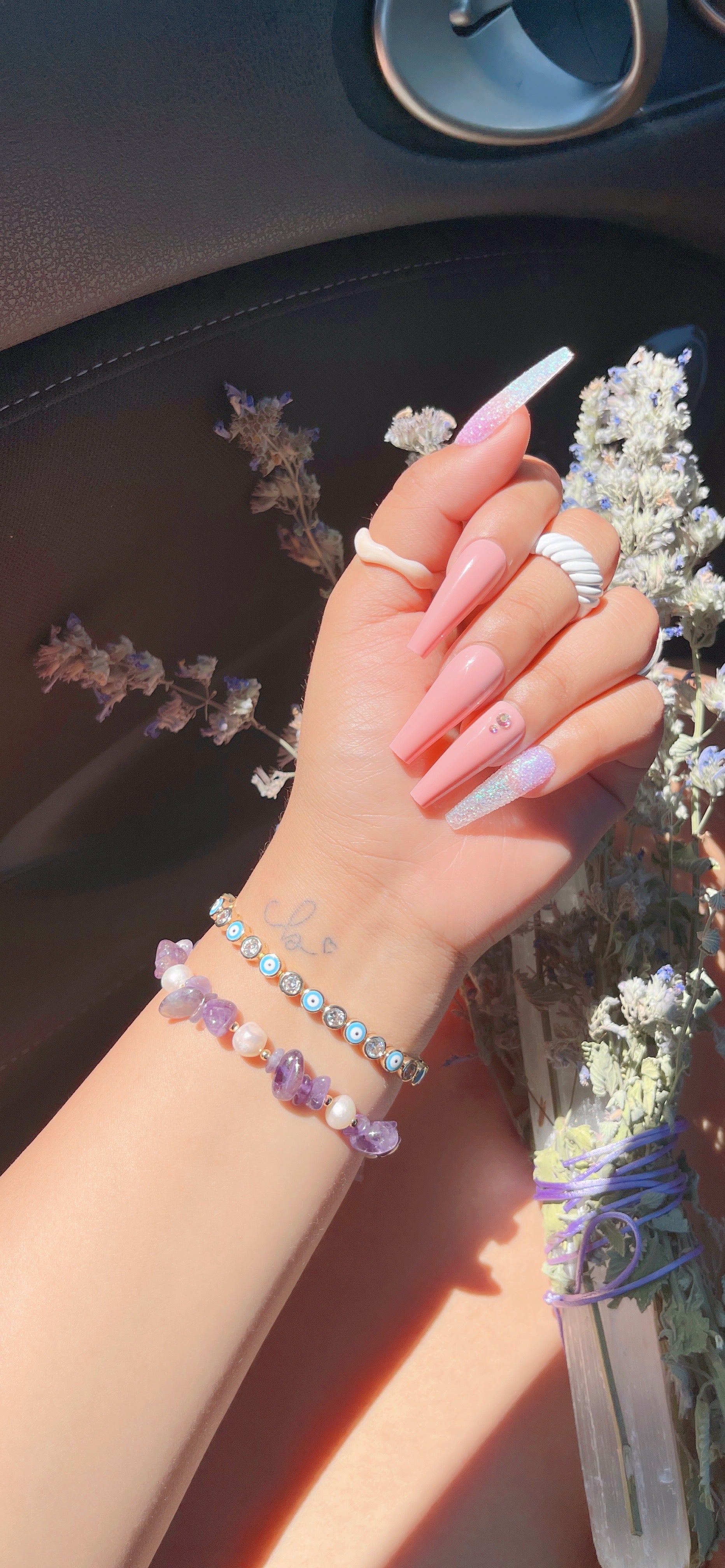 Baby Blue Evil Eye Bracelet
